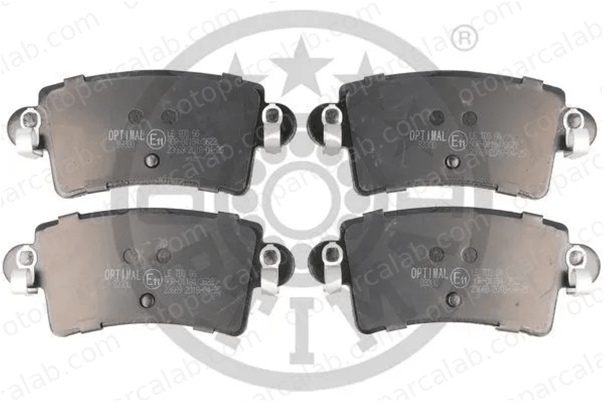 OPTIMAL BP-83300 Fren Disk Balata Arka OPEL MOVANO A Panelvan/Van RENAULT MASTER II Minibüs/Otobüs 7701206763 4403467