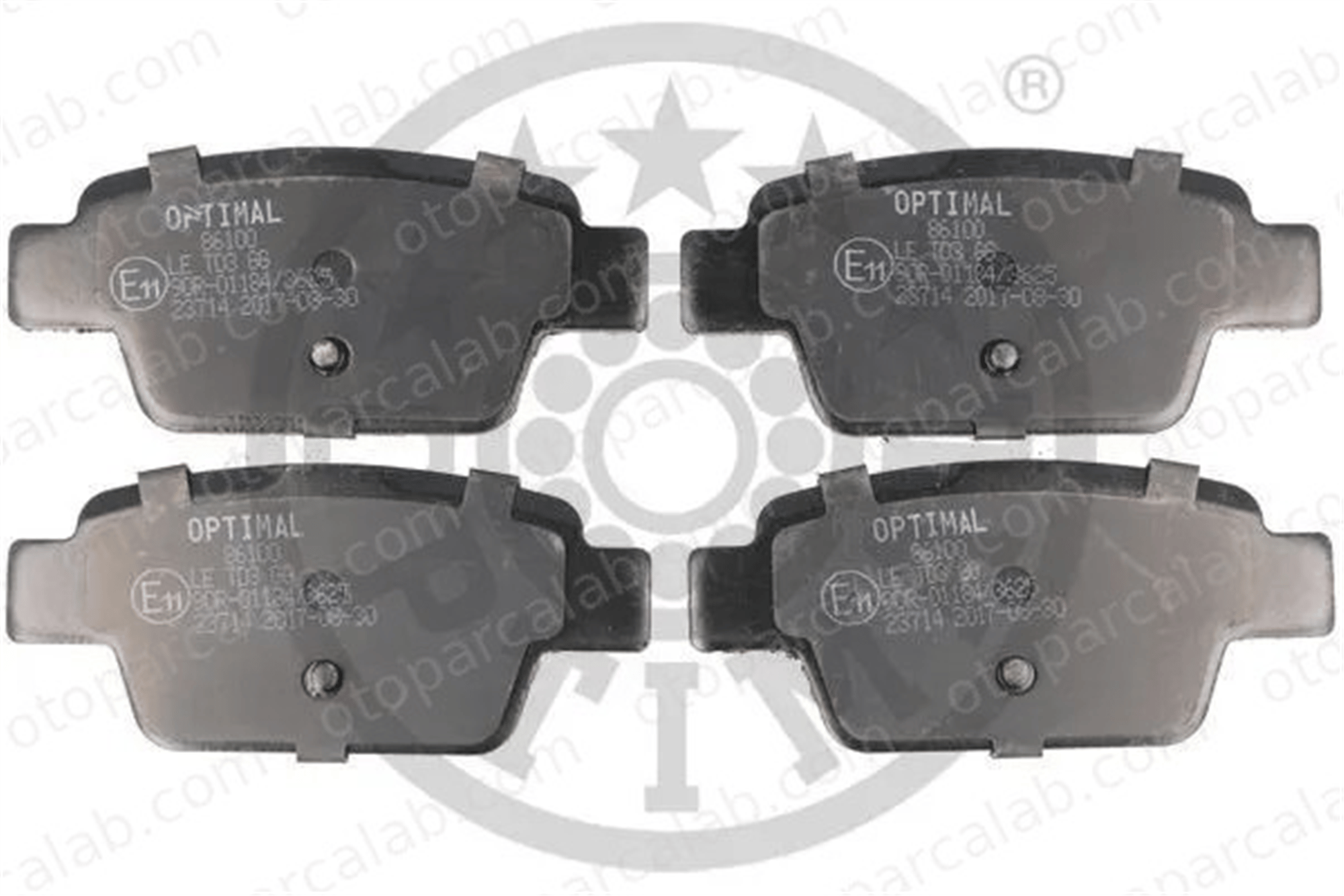 OPTIMAL BP-86100 Fren Disk Balata Arka ALFA ROMEO MITO FIAT STILO 77364590 77363518