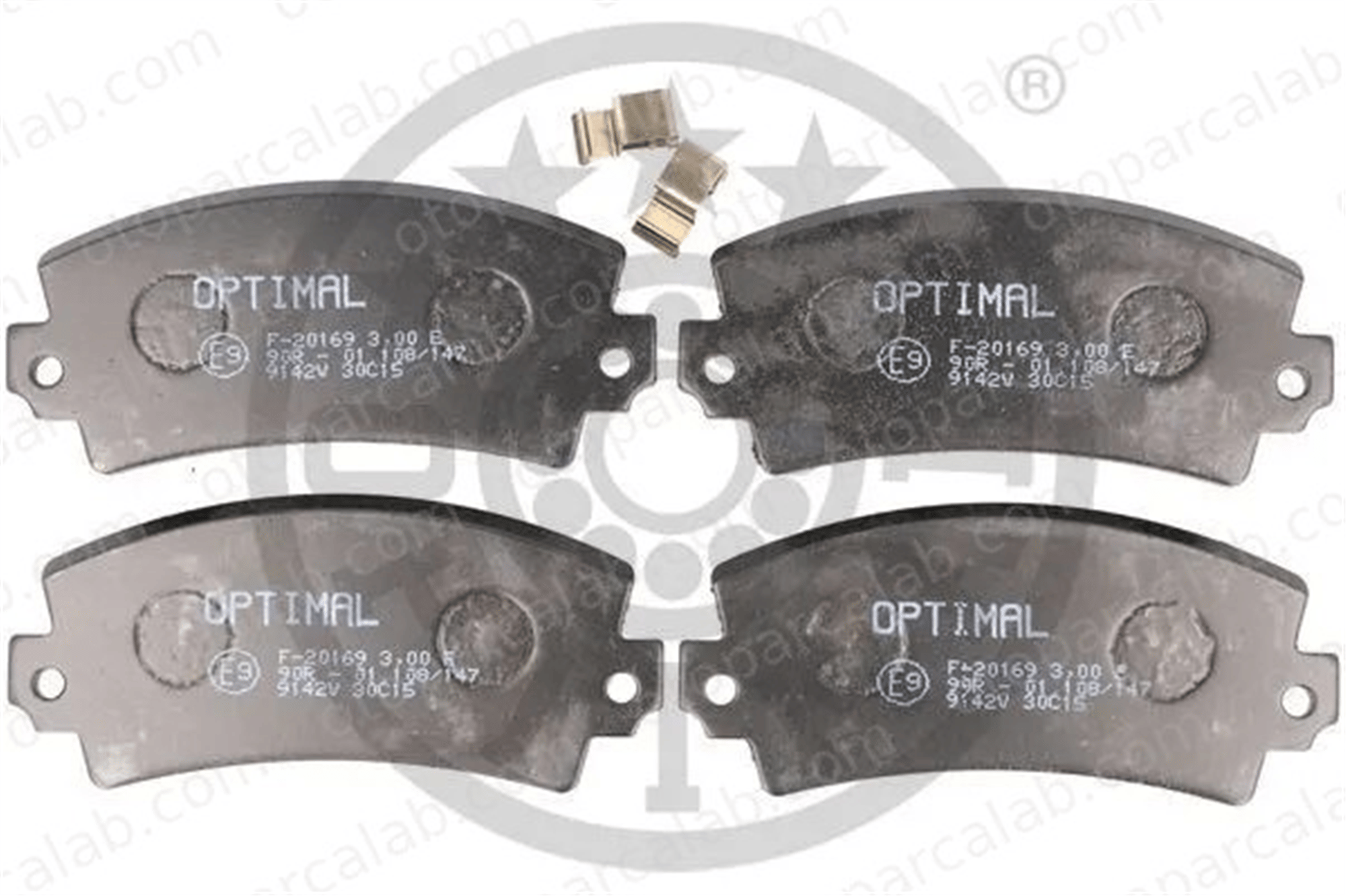 OPTIMAL BP-91421 Fren Disk Balata Ön PEUGEOT 104 Coupe 104 424864 424867