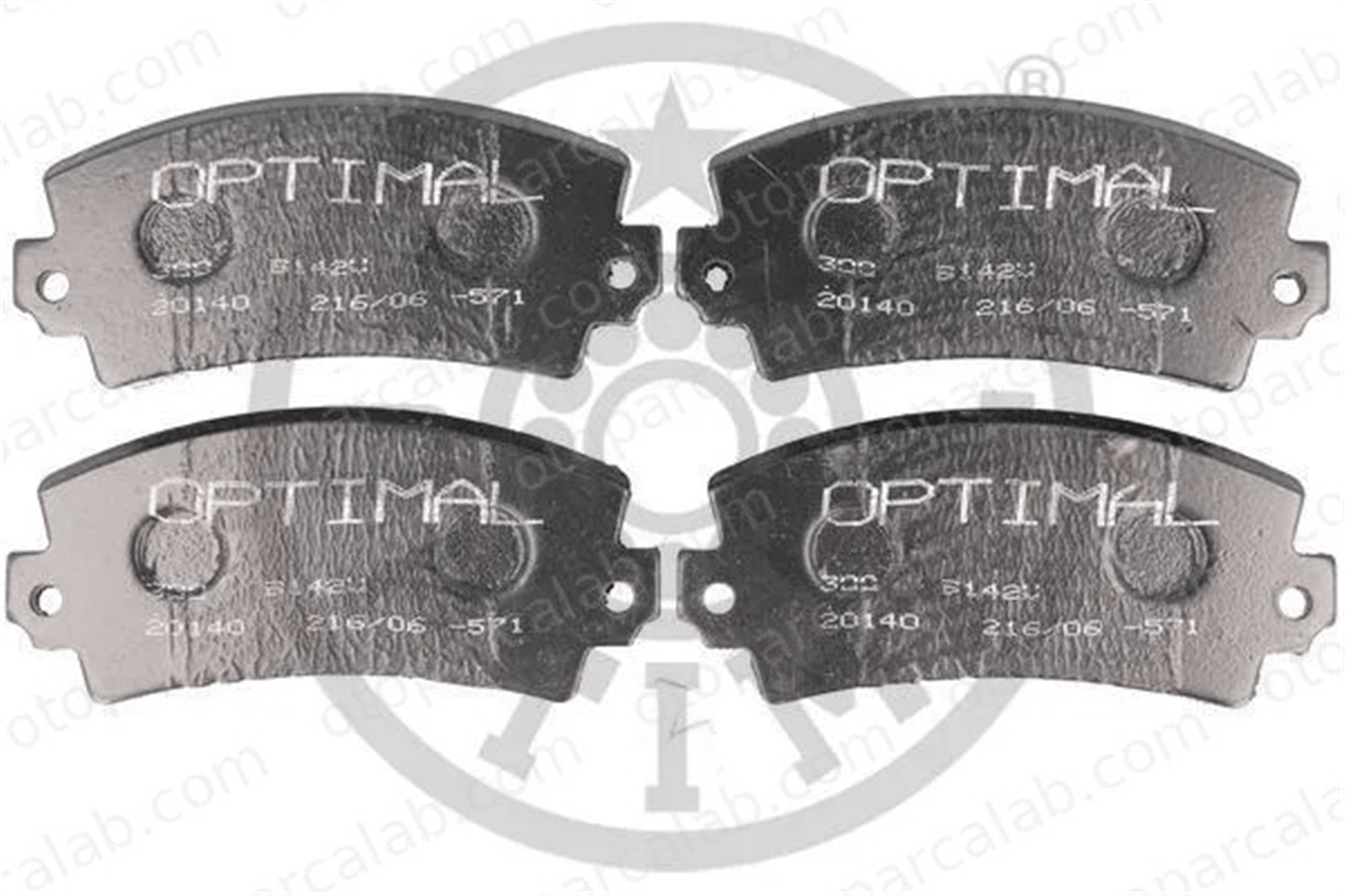 OPTIMAL BP-91422 Fren Disk Balata Ön RENAULT 18 18 Variable 7701201470