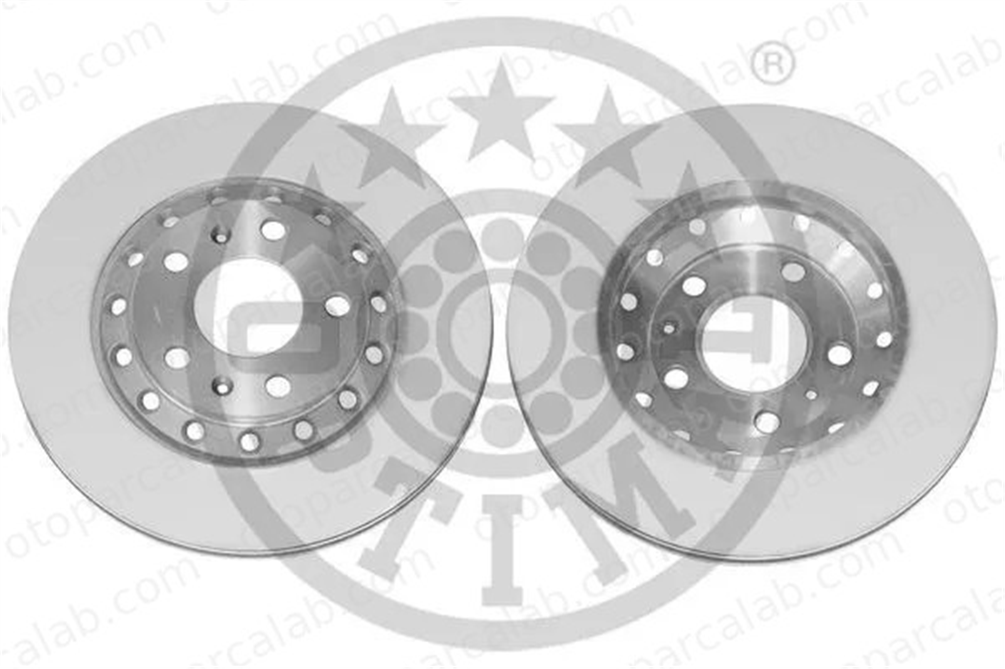 OPTIMAL BS-8228C Fren Disk Ayna Arka Sağ ve Sol VW PHAETON AUDI A8 D3 4E0615601A 4E0615601K