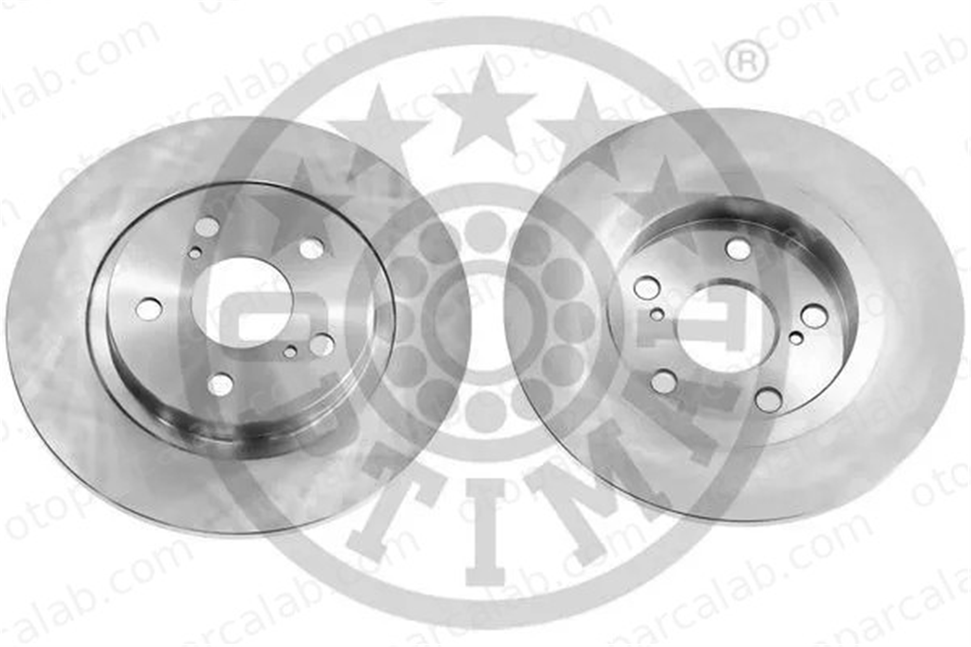 OPTIMAL BS-8328C Fren Disk Ayna Arka Sağ ve Sol TOYOTA AVENSIS Sedan AVENSIS Station wagon 4243105070