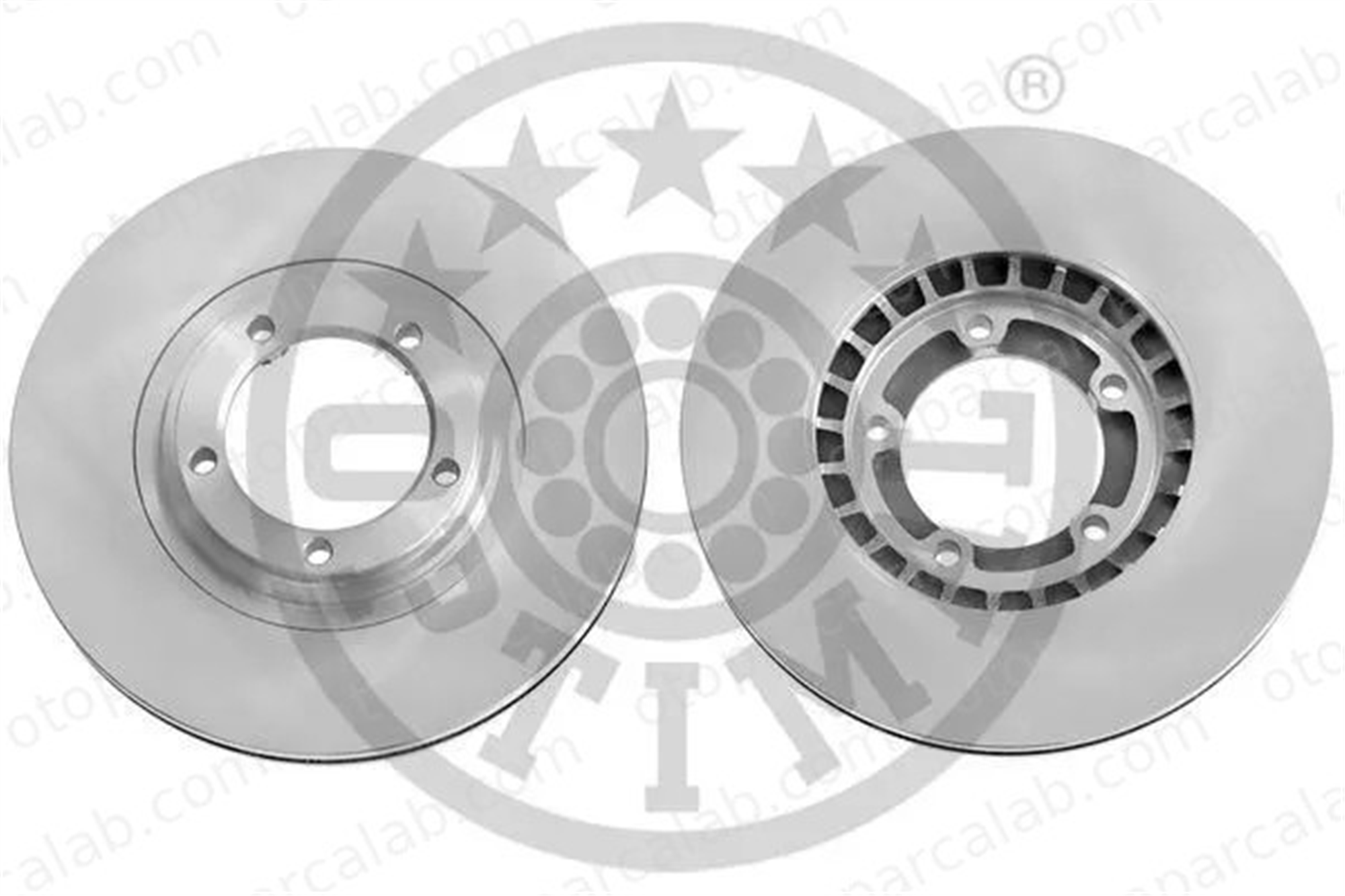 OPTIMAL BS-8360C Fren Disk Ayna Ön Sağ ve Sol HYUNDAI H-1 / STAREX Minibüs/Otobüs H-1 Panelvan/Van 517124F000 581294A200