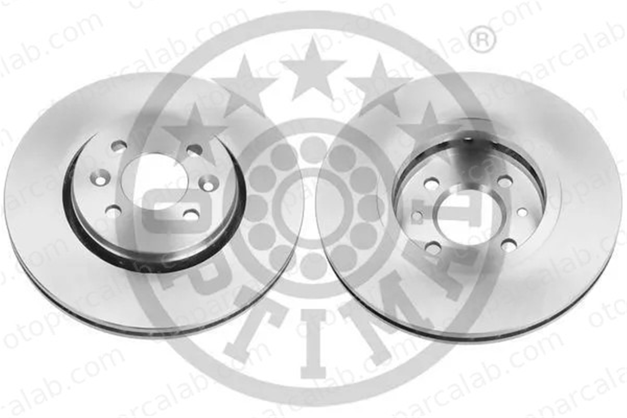 OPTIMAL BS-9068C Fren Disk Ayna Ön Sağ ve Sol DACIA DOKKER Express Kasa/büyük limuzin LODGY 402068053R 7701205230