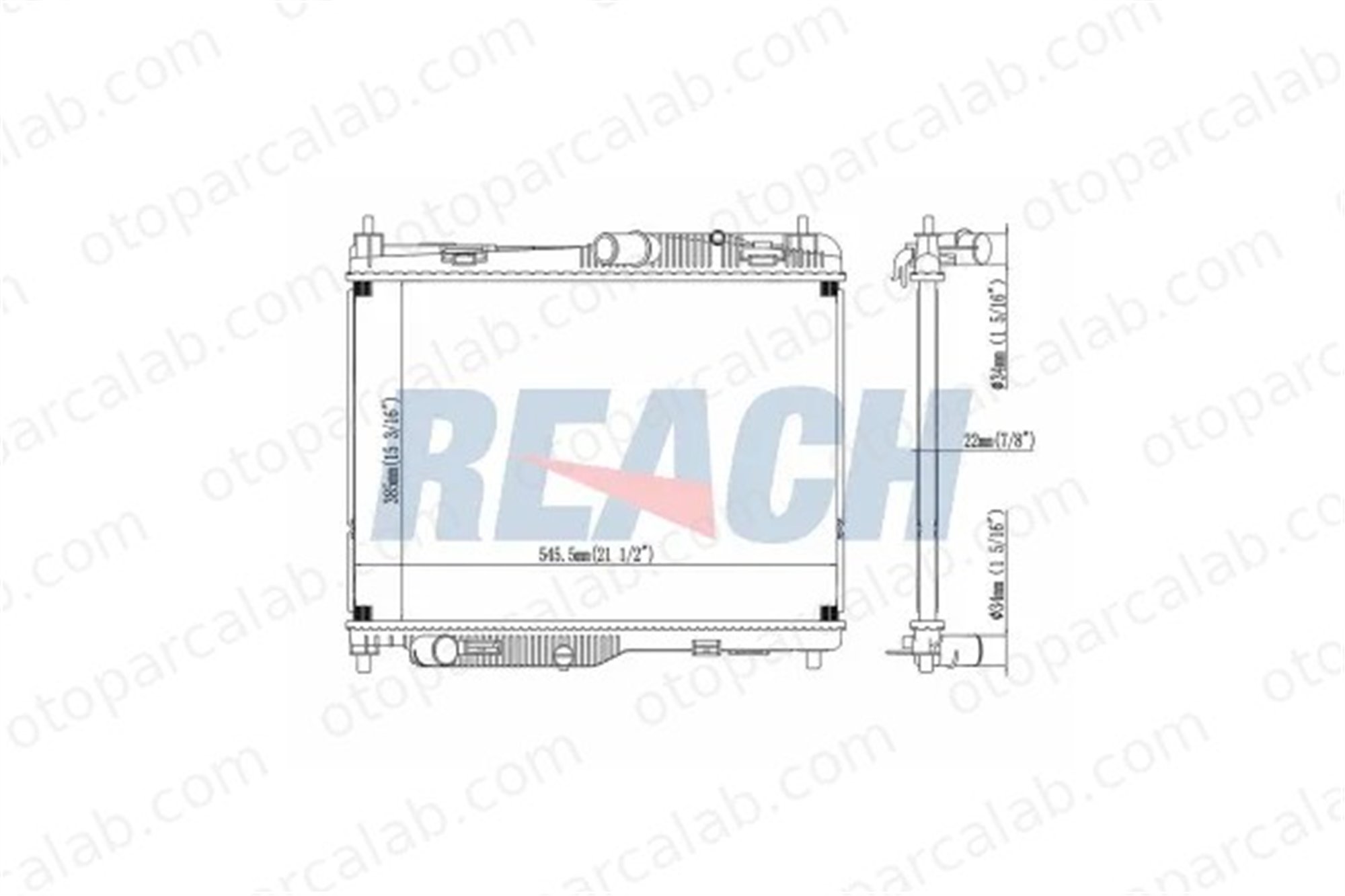 ORIS 890-4811A Su Radyatörü ORİS 890-4811A FORD FIESTA VII FIESTA VII Van H1BG8005CC 2088142