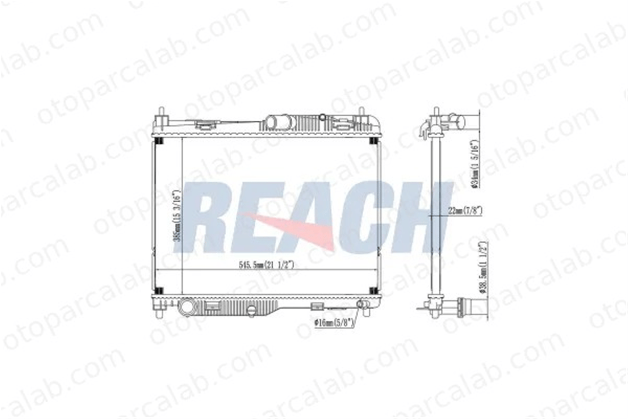 ORIS BFR266032 Su Radyatörü ORİS BFR266032 FORD ECOSPORT FIESTA VII GN118005CC 2055474