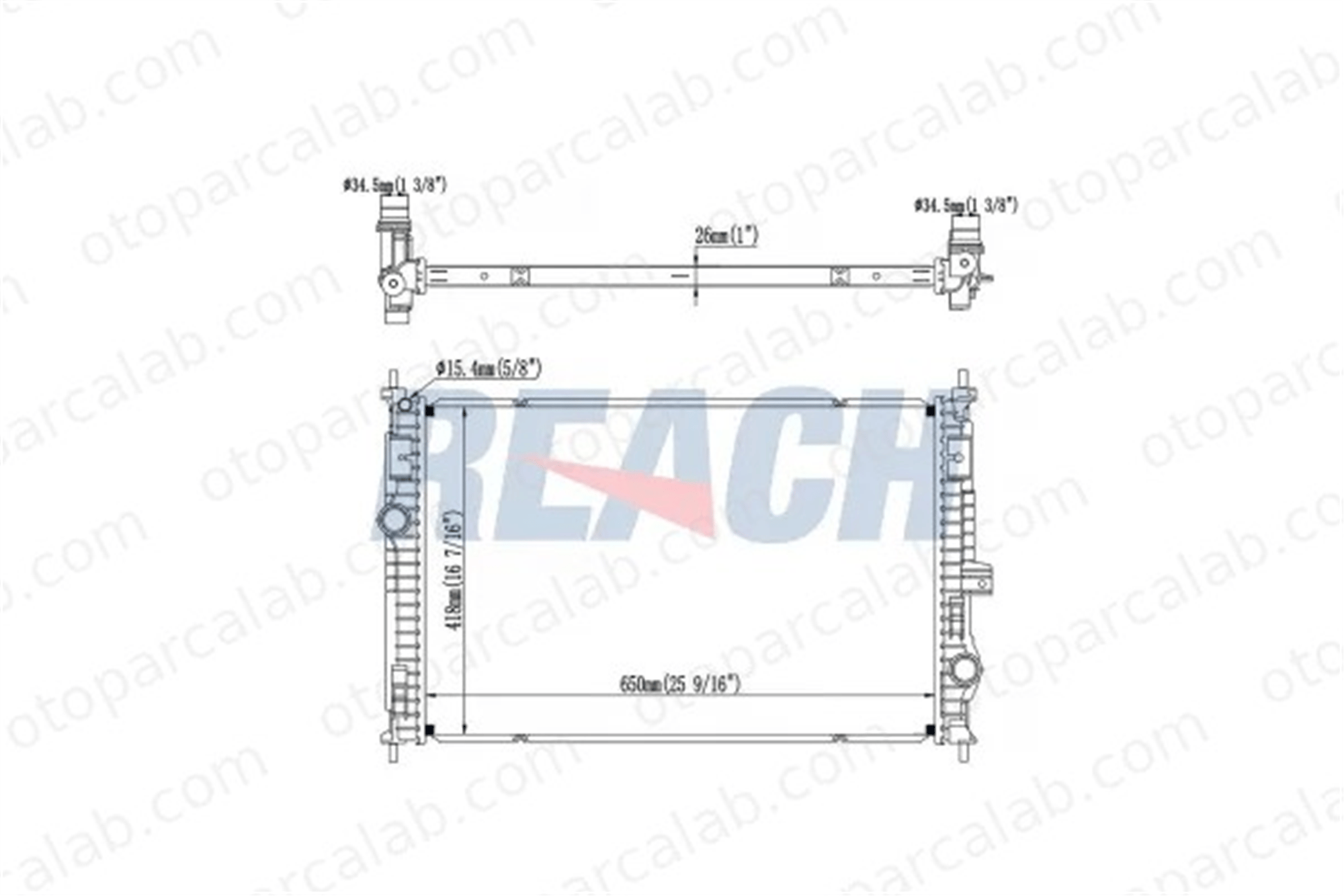 ORIS BPE901026 Su Radyatörü ORİS BPE901026 PEUGEOT 5008 II 508 II 9811401480 9838520180