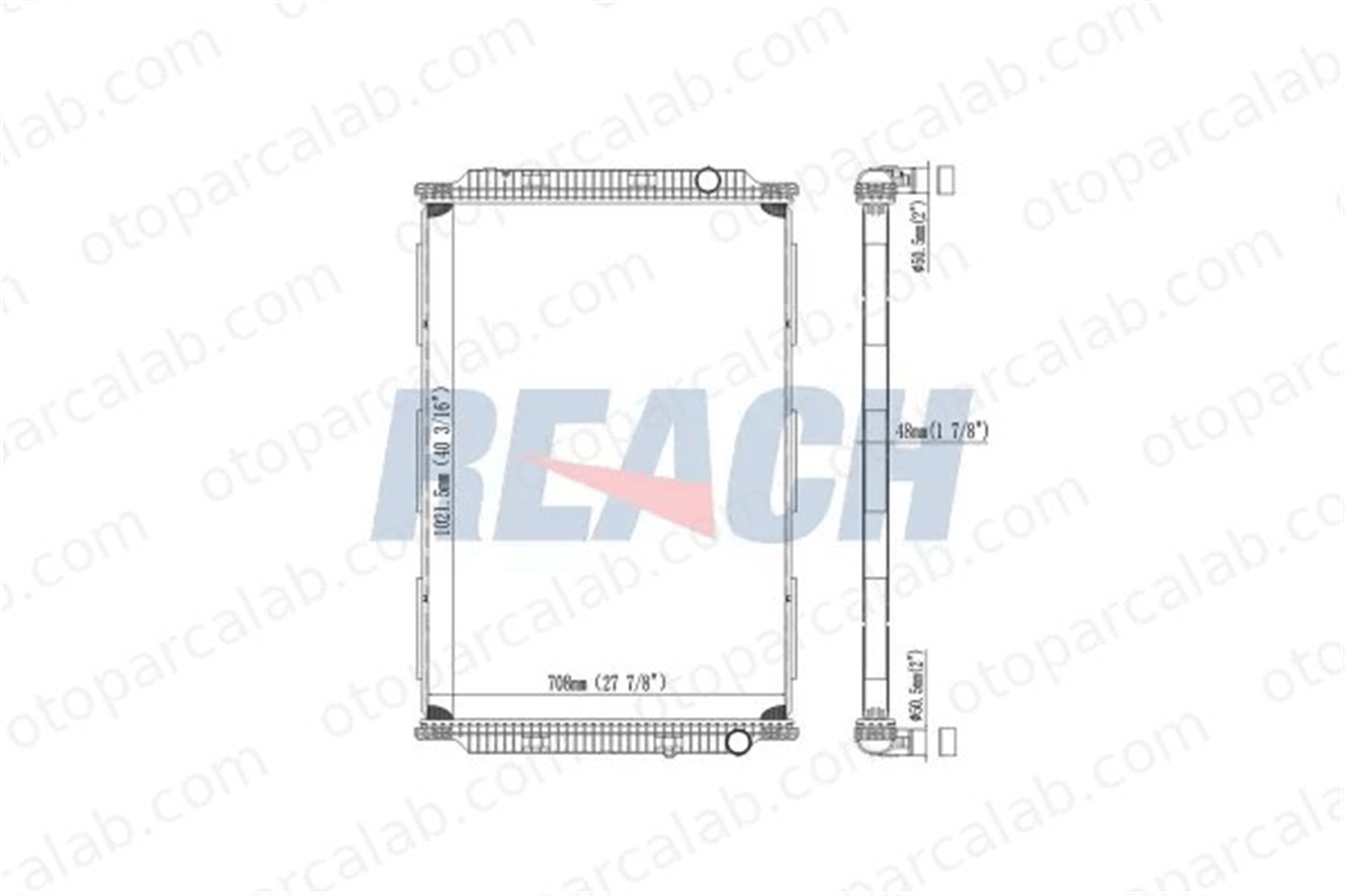 ORIS BRN087048 Su Radyatörü ORİS BRN087048 RENAULT TRUCKS MIDLINER PREMIUM 2 5001866280 5010619446