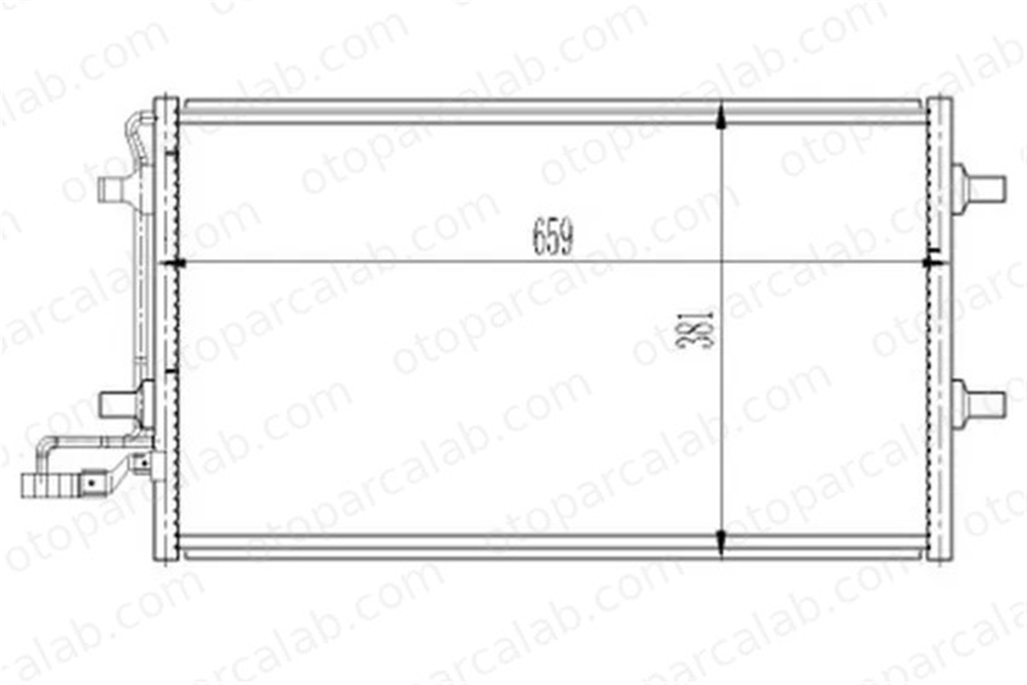 ORIS CVO782016 Klima Radyatörü ORİS CVO782016 VOLVO V50 S40 II 31356002 31292022