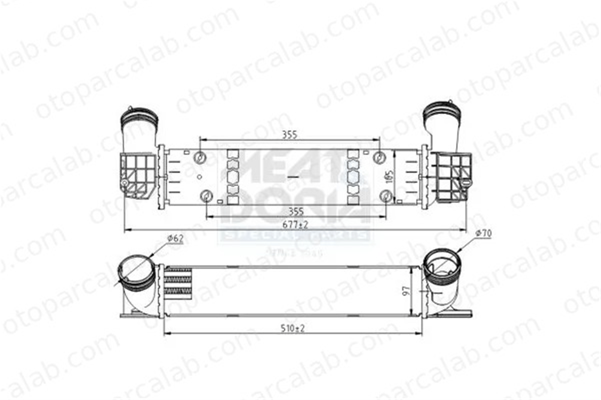 ORIS IBM511097 Turbo Radyatörü ORİS IBM511097 BMW 3 Touring 3 17517798788