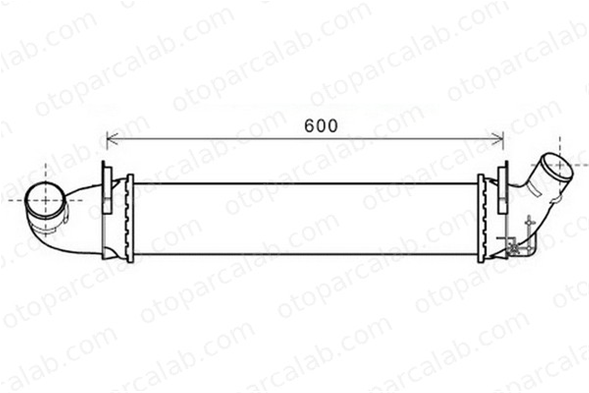ORIS IDC001108 Turbo Radyatörü ORİS IDC001108 DACIA LOGAN RENAULT LOGAN I 6001548727