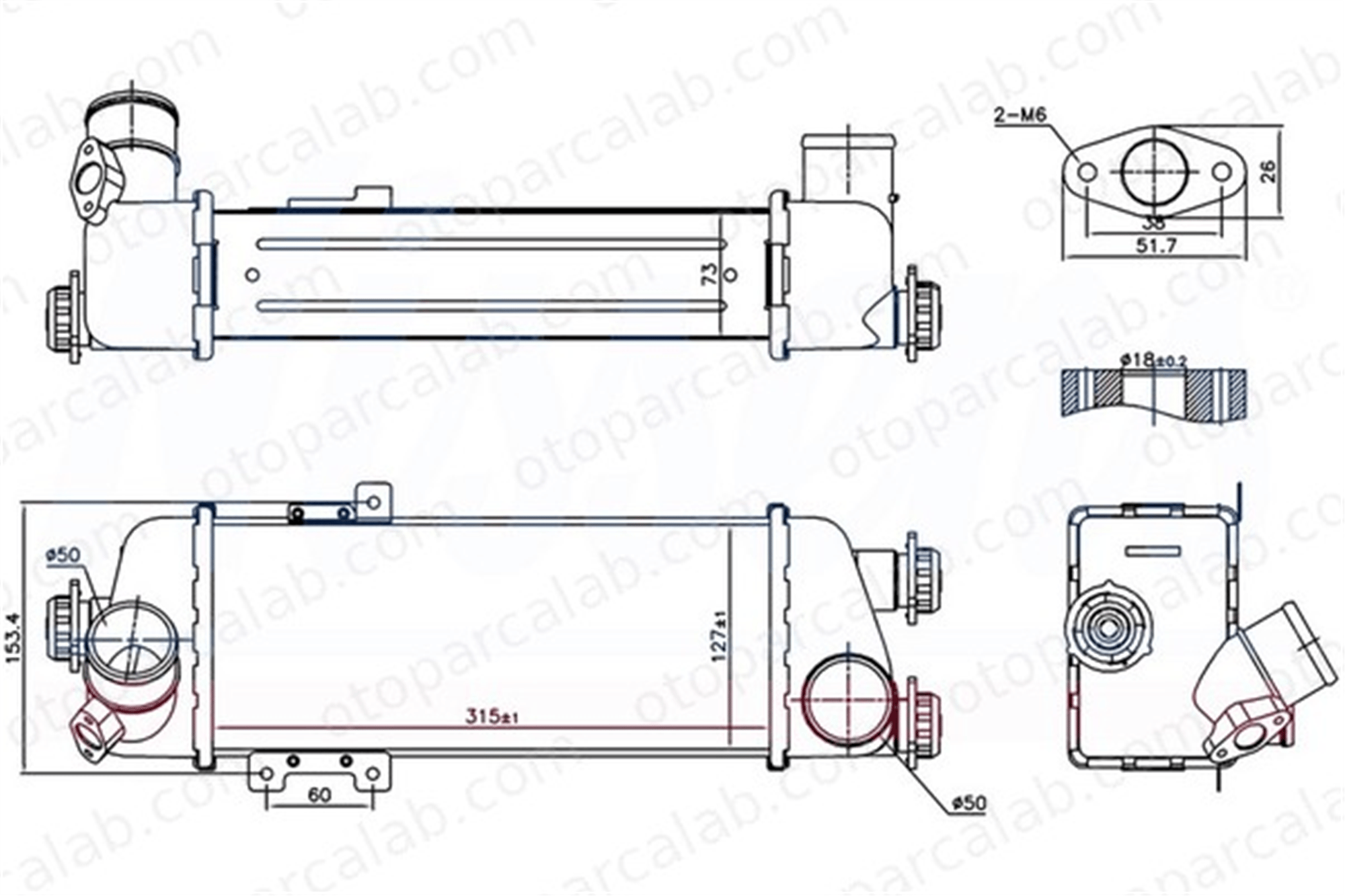 ORIS IHY091074 Turbo Radyatörü ORİS IHY091074 HYUNDAI i30 Station wagon i30 28271 2A600