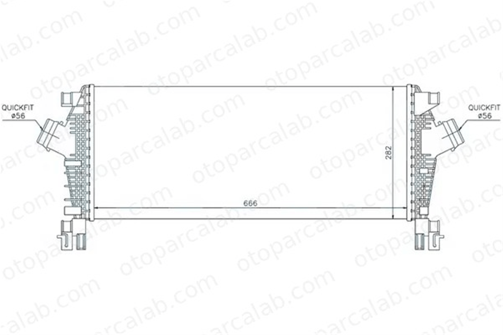 ORIS IOP505030 Turbo Radyatörü ORİS IOP505030 OPEL ASTRA J ASTRA J Sedan 1302148 13311080