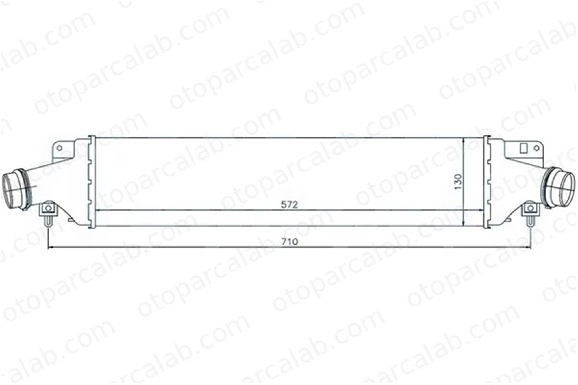 ORIS IOP512052 Turbo Radyatörü ORİS IOP512052 OPEL CORSA D 6302079 55702171