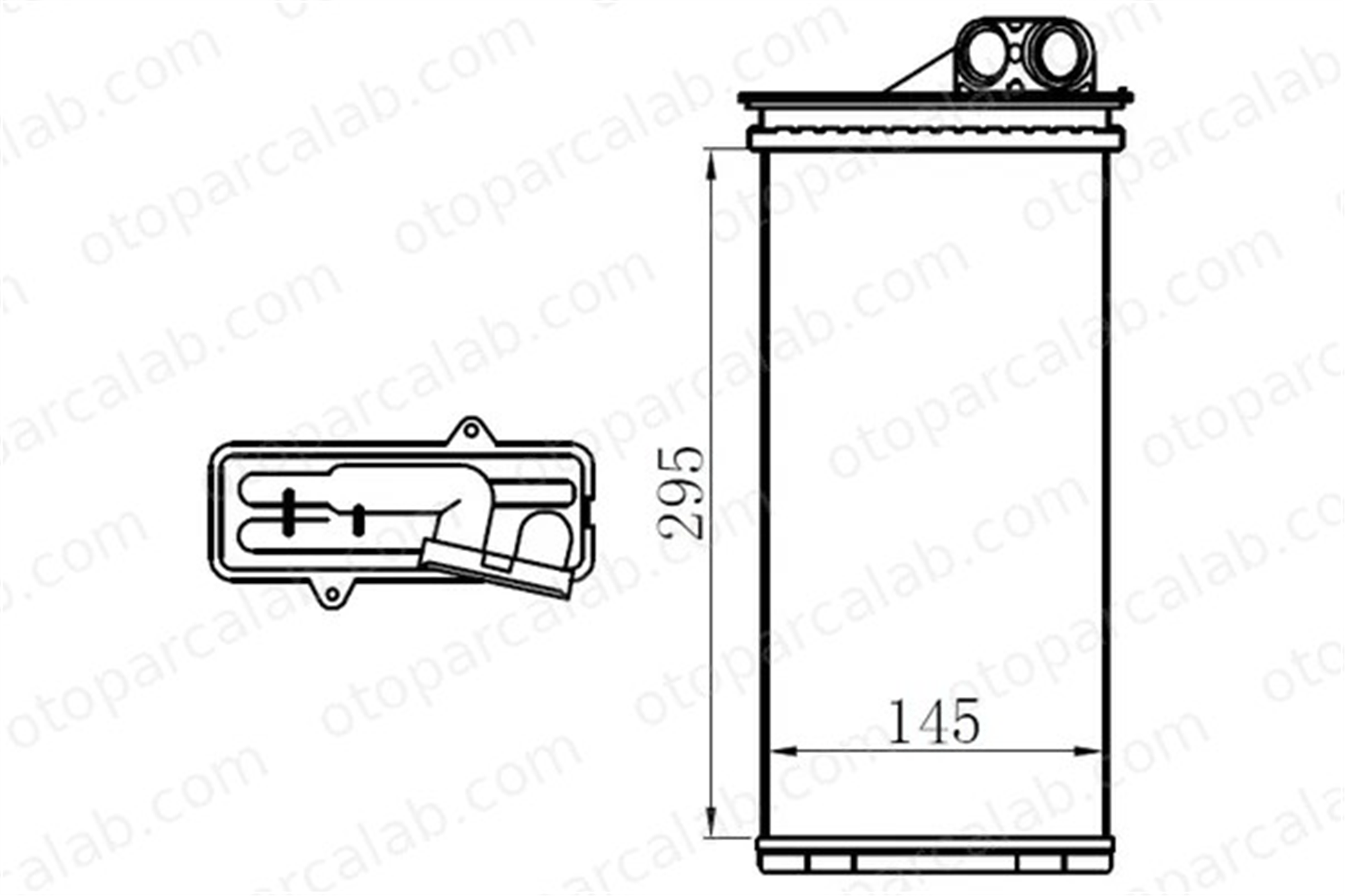 ORIS KRN029032 Kalorifer Radyatörü ORİS KRN029032 RENAULT TRUCKS MASCOTT Panelvan/Van RENAULT MASTER II Minibüs/Otobüs 7701205584 4501165