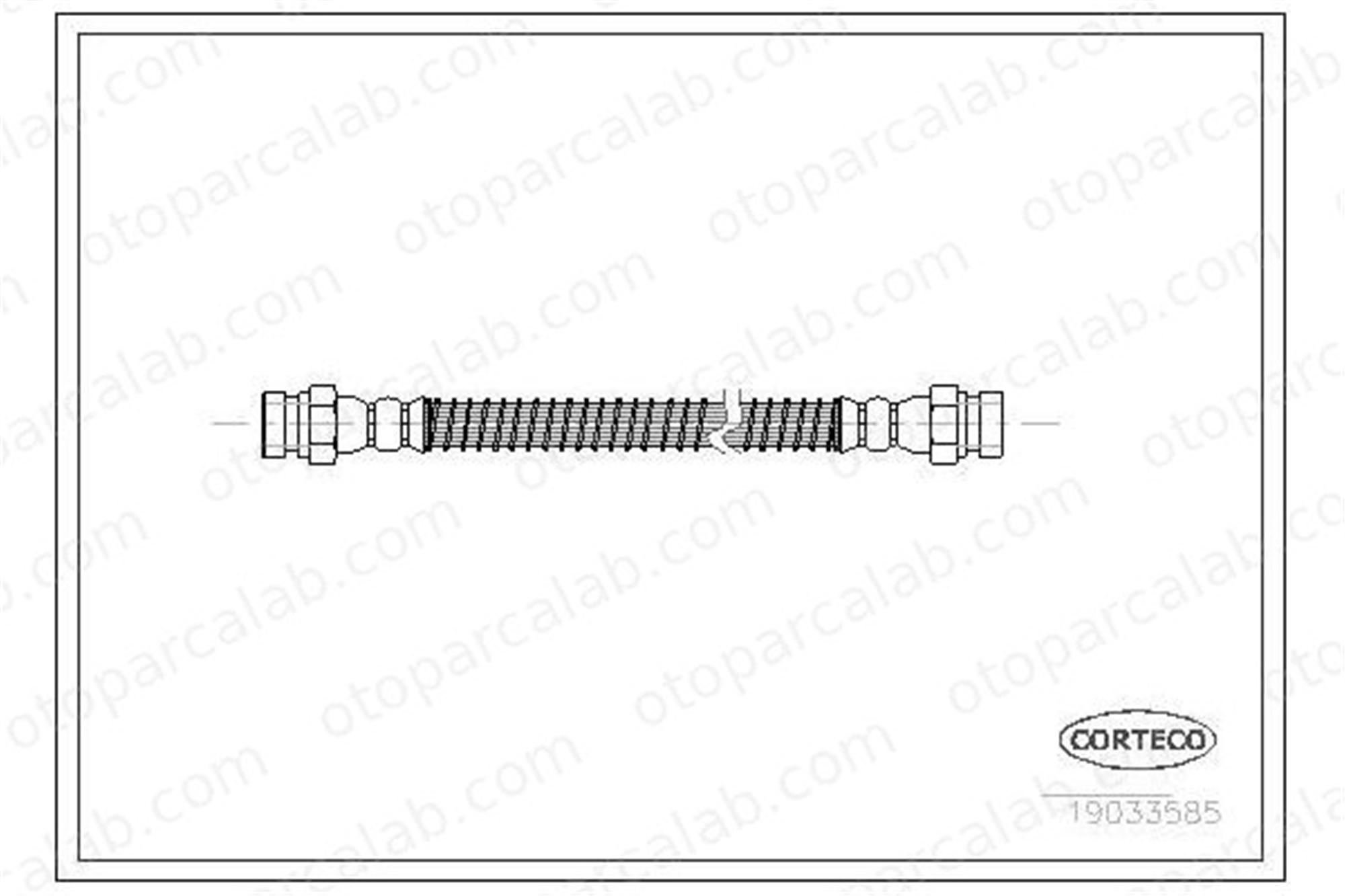 OSSCA 01303 Fren Hortumu Arka Sağ veya Sol HYUNDAI GETZ 587371C000