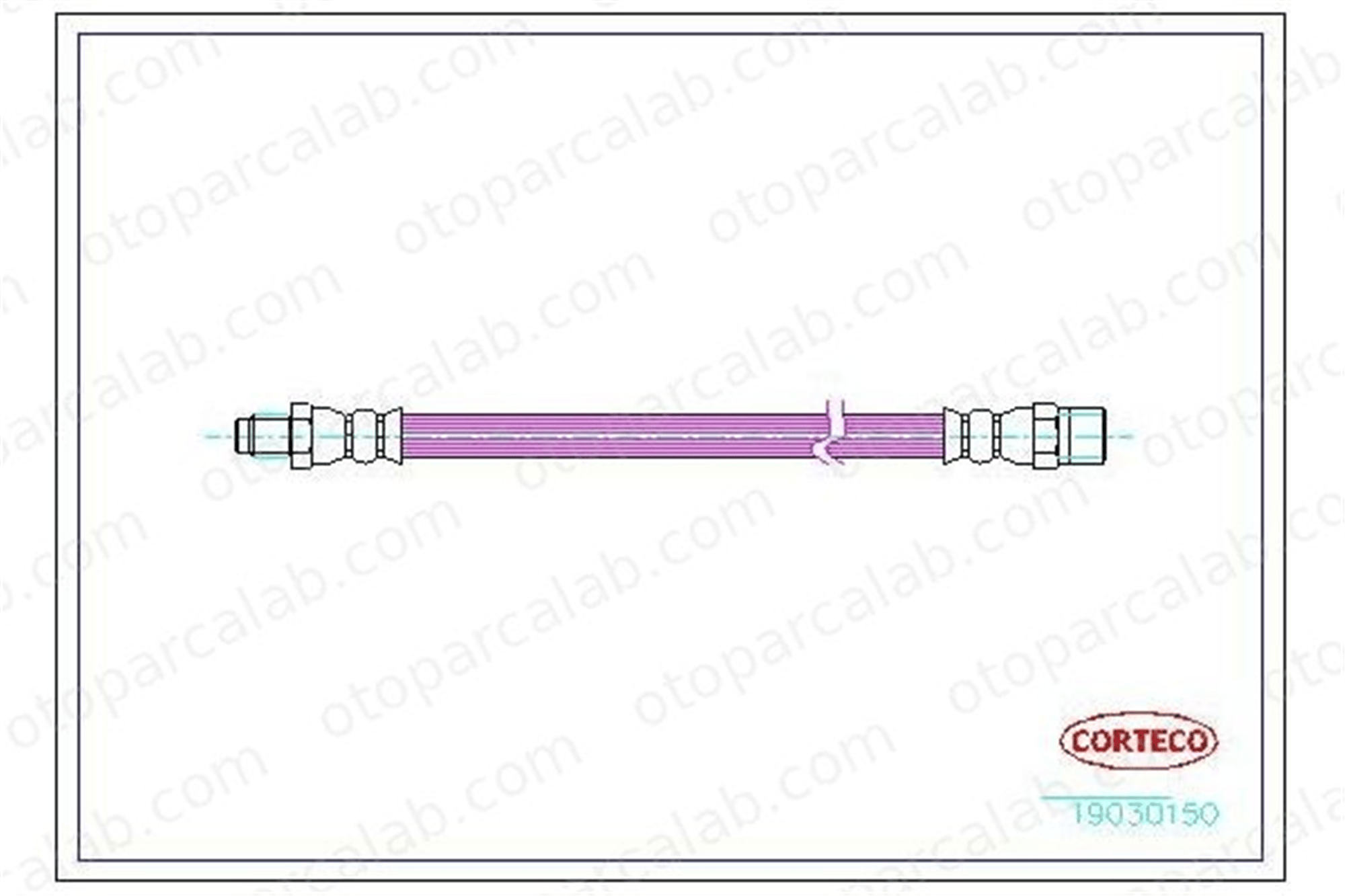 OSSCA 0908 Fren Hortumu Arka Sağ veya Sol MERCEDES-BENZ VITO Minibüs/Otobüs VITO Panelvan/Van A6384282135 6384281035