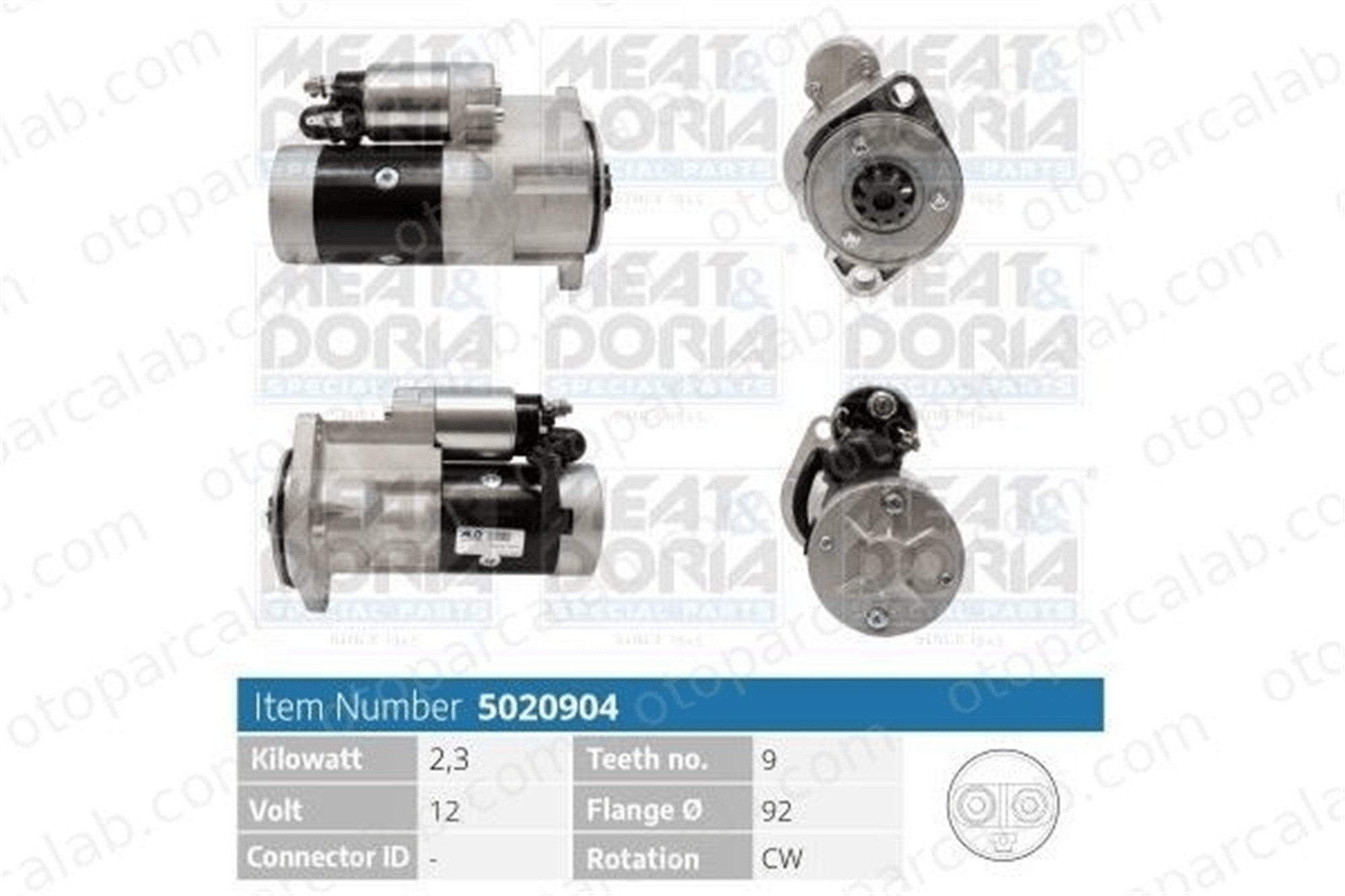 PARS PRS-STR6016 Marş Dinamosu ISUZU CAMPO TROOPER I Açık arazi aracı STR6016 112676