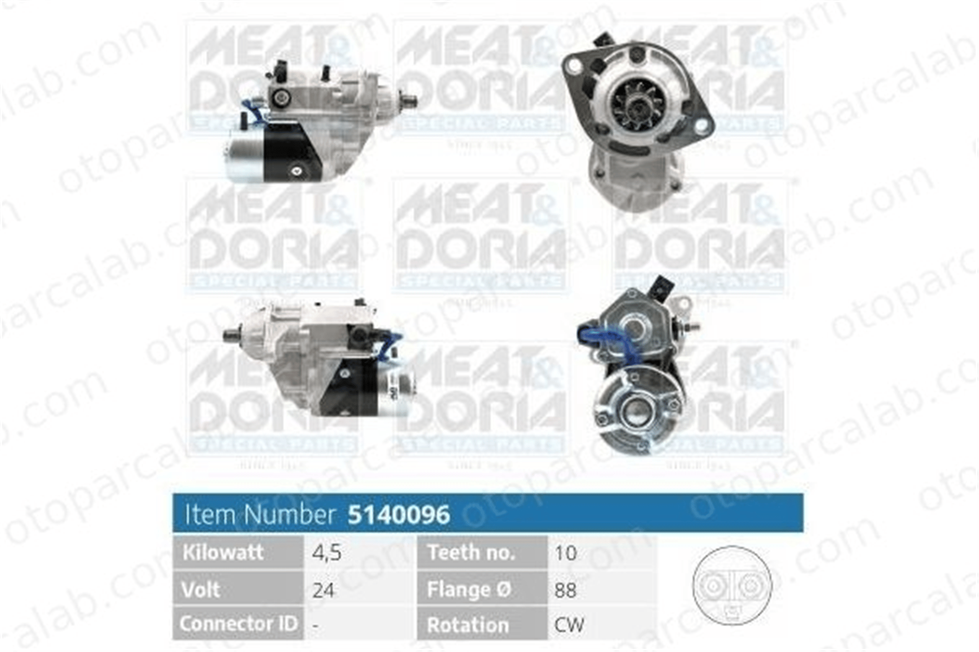 PARS PRS-STR7712 Marş Dinamosu JAGUAR XJ XJ Coupe STR6196 3575248RX
