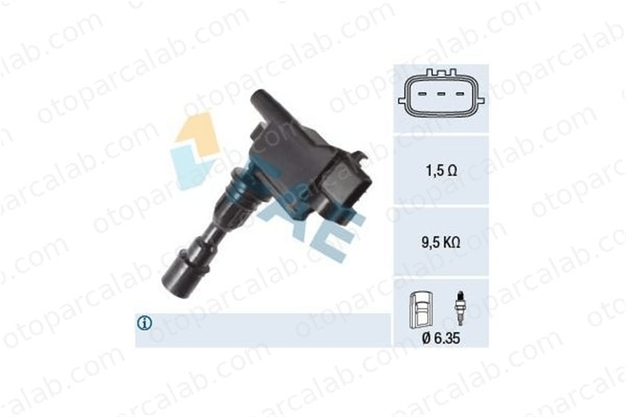 PHCVALEO IC541 Ateşleme Bobini MAZDA 323 F VI 323 S VI ZZY11810 133931