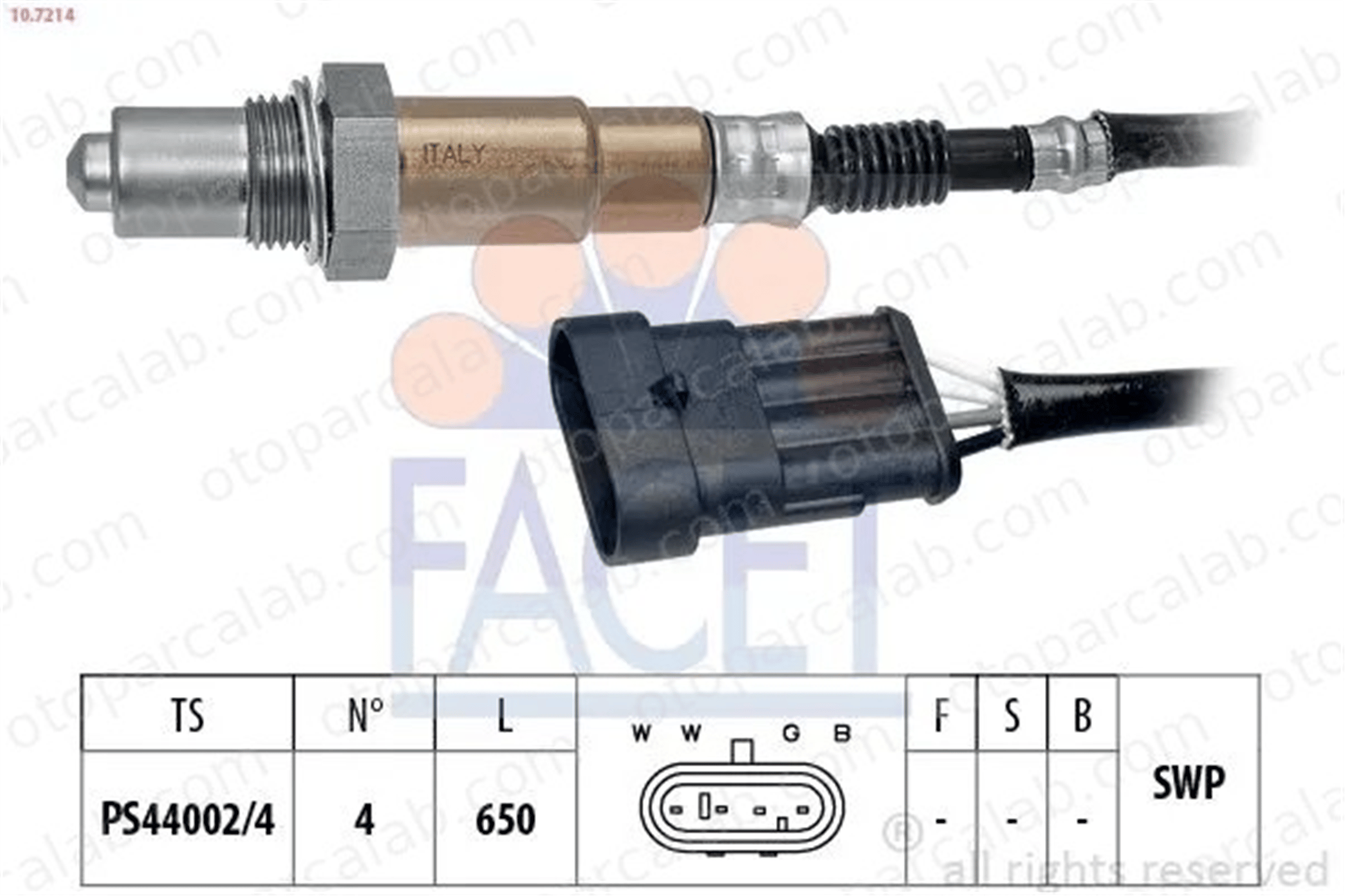 PIERBURG 7.02604.51.0 Oksijen (Lambda) Sensörü FIAT BRAVO I MAREA 46521170 46750249