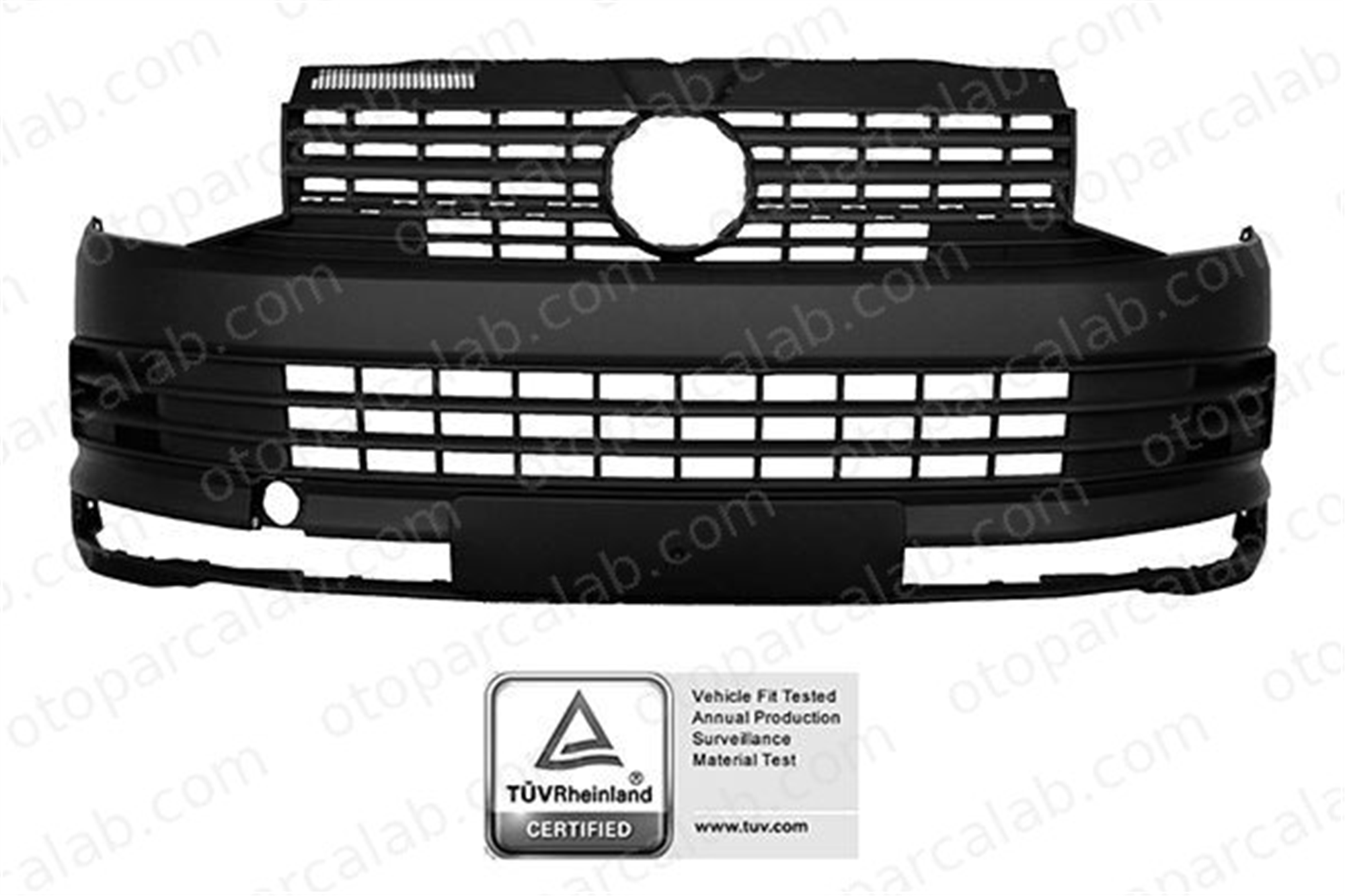 POLIPLAST 100.18119 Tampon Ön VW TRANSPORTER T5 Panelvan/Van TRANSPORTER T6 / CARAVELLE T6 Minibüs/Otobüs 7E0807221D9B9 7E0807217S9B9