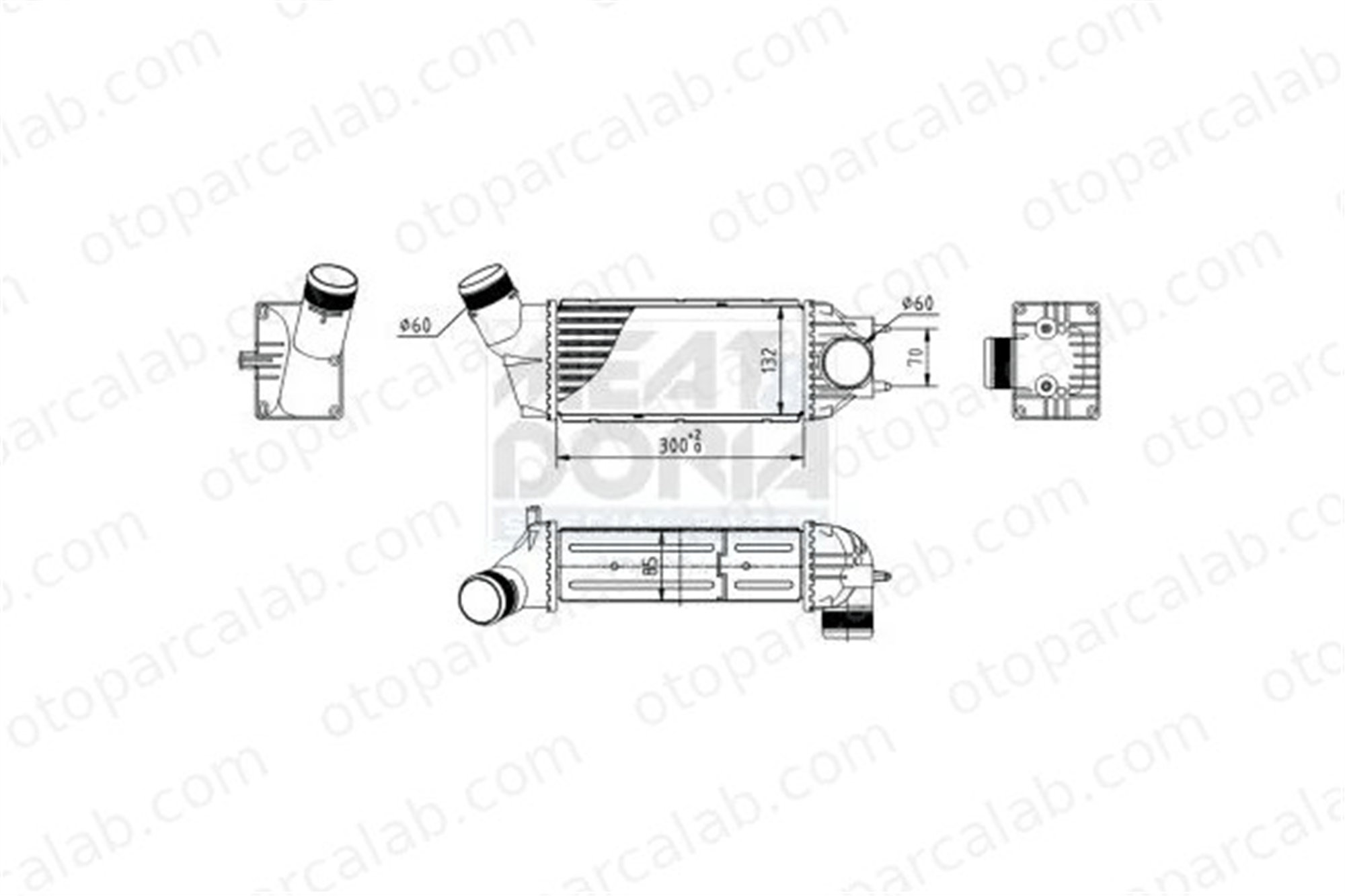 PSA ORJINAL 0384G4 Turbo Radyatörü CITROËN C4 Coupe C4 I 384G4 00000384G4