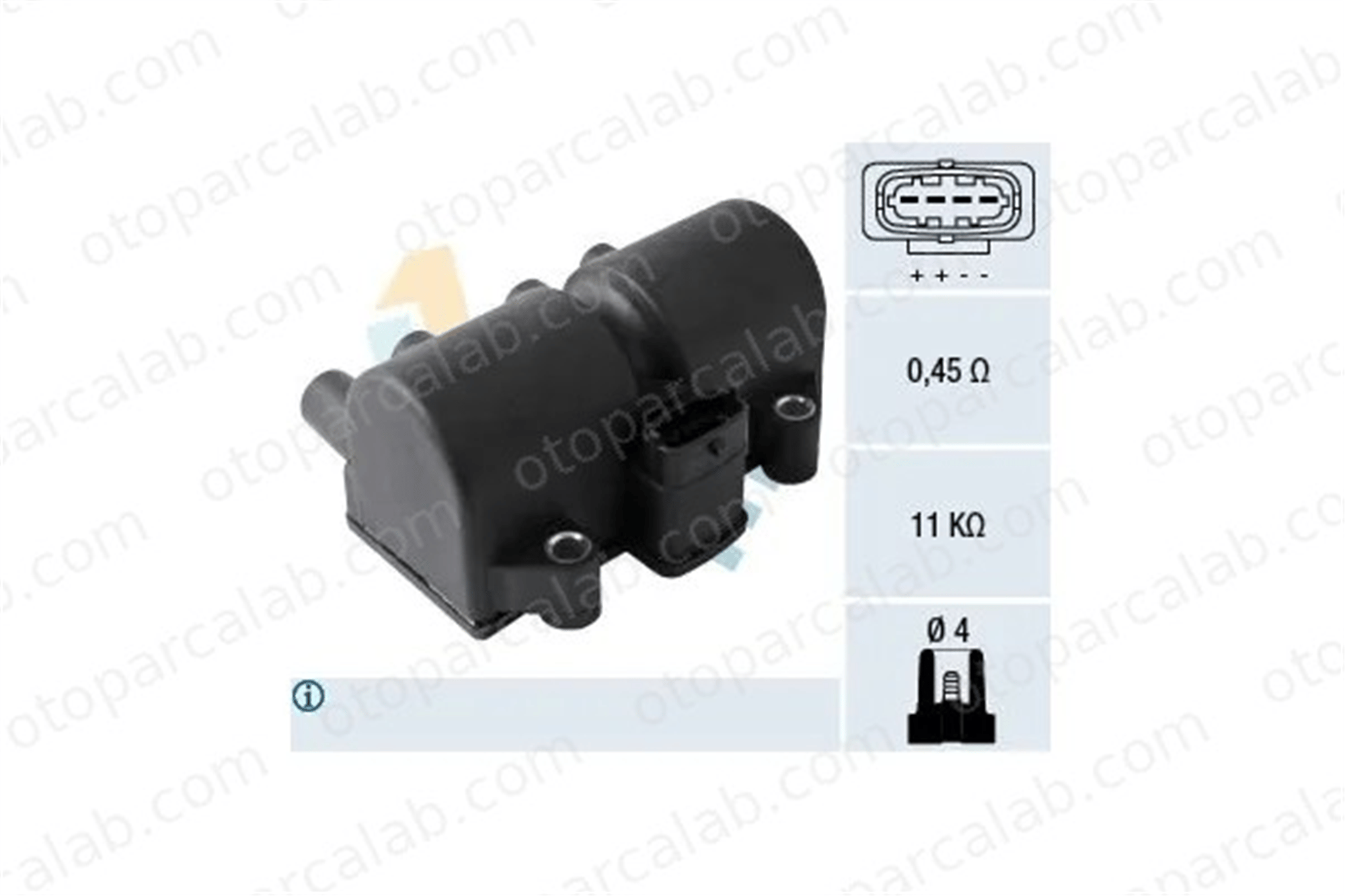 PSA ORJINAL 10457870 Ateşleme Bobini OPEL ASTRA G Kombi van ASTRA G Station wagon 10457870 138804