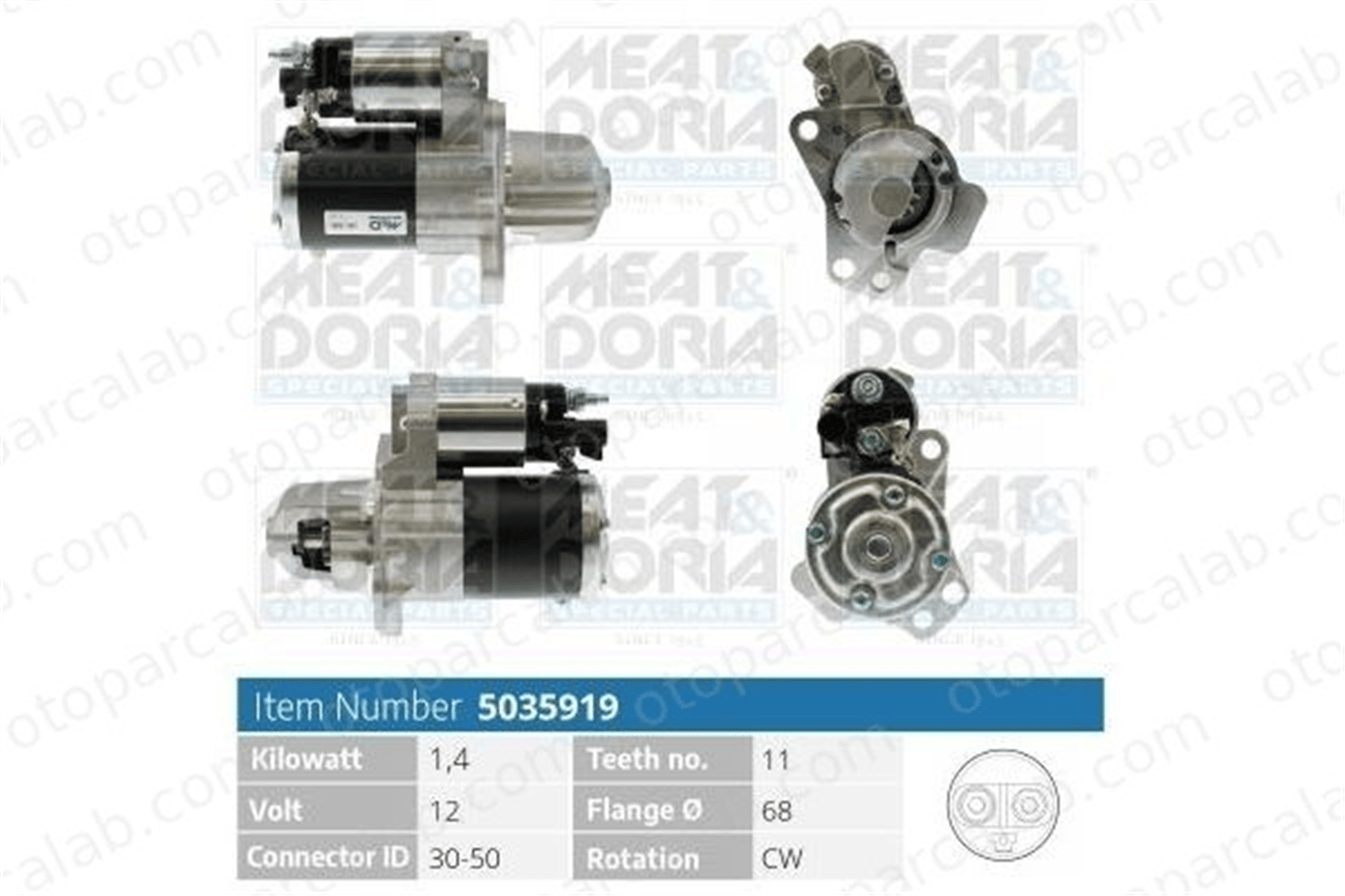 PSA ORJINAL 12645298 Marş Dinamosu OPEL ANTARA A 12645298 M000T23871
