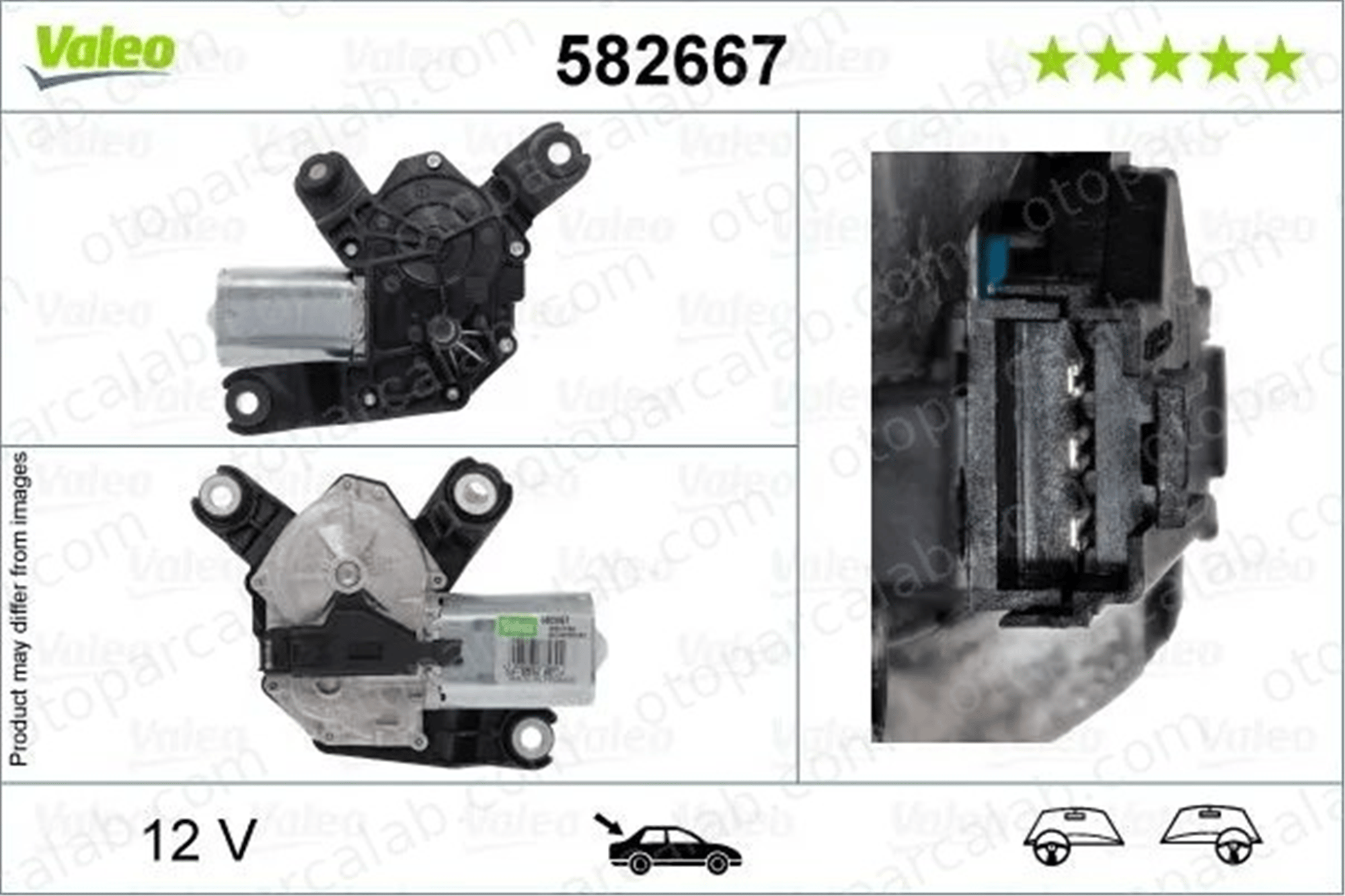 PSA ORJINAL 13227418 Silecek Mekanizma Motoru Arka OPEL INSIGNIA A Sports Tourer ZAFIRA / ZAFIRA FAMILY B 13227418
