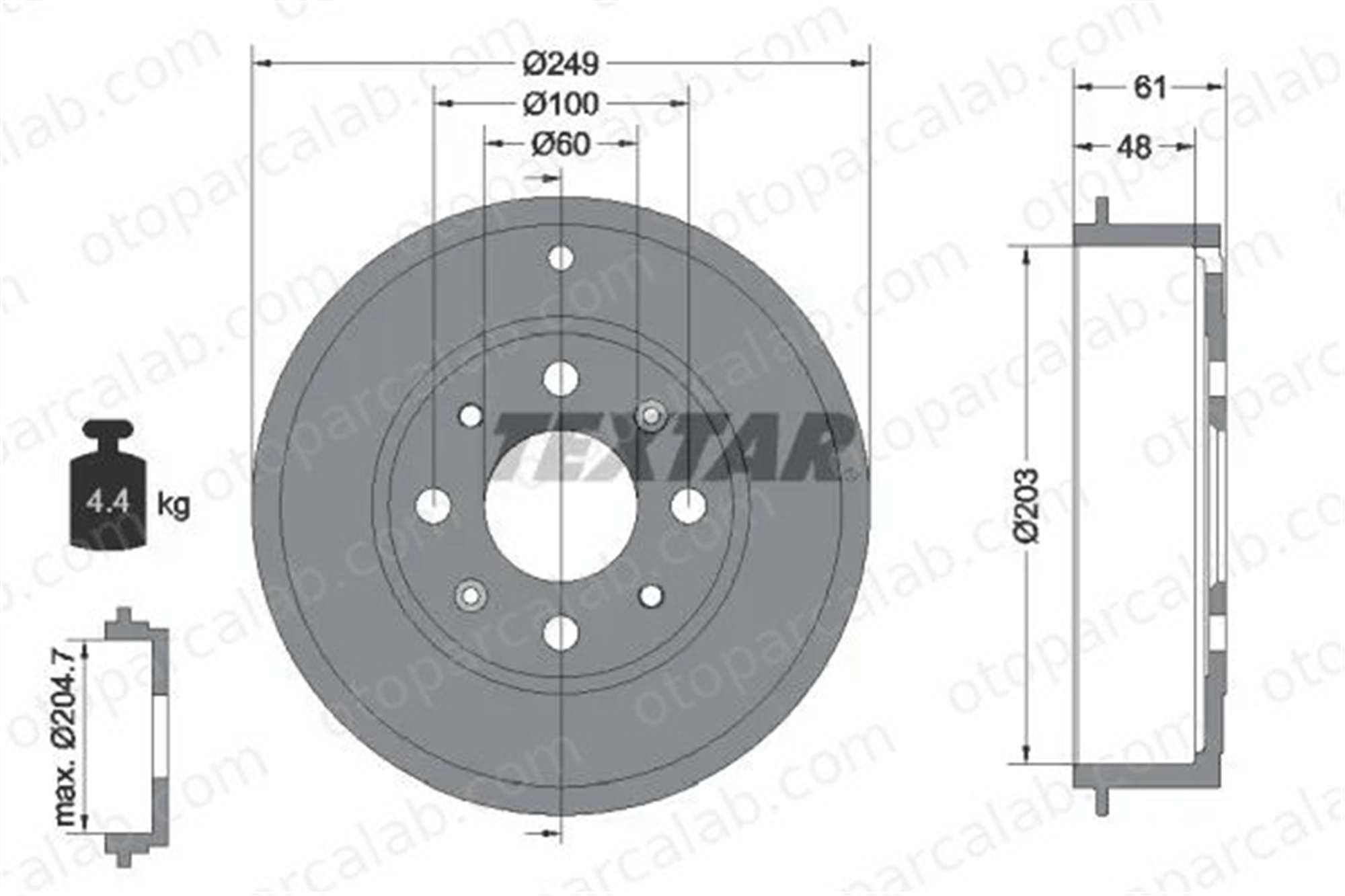 PSA ORJINAL 13423797 Kampana Arka Sağ veya Sol OPEL CORSA D ADAM 13423797 51827488