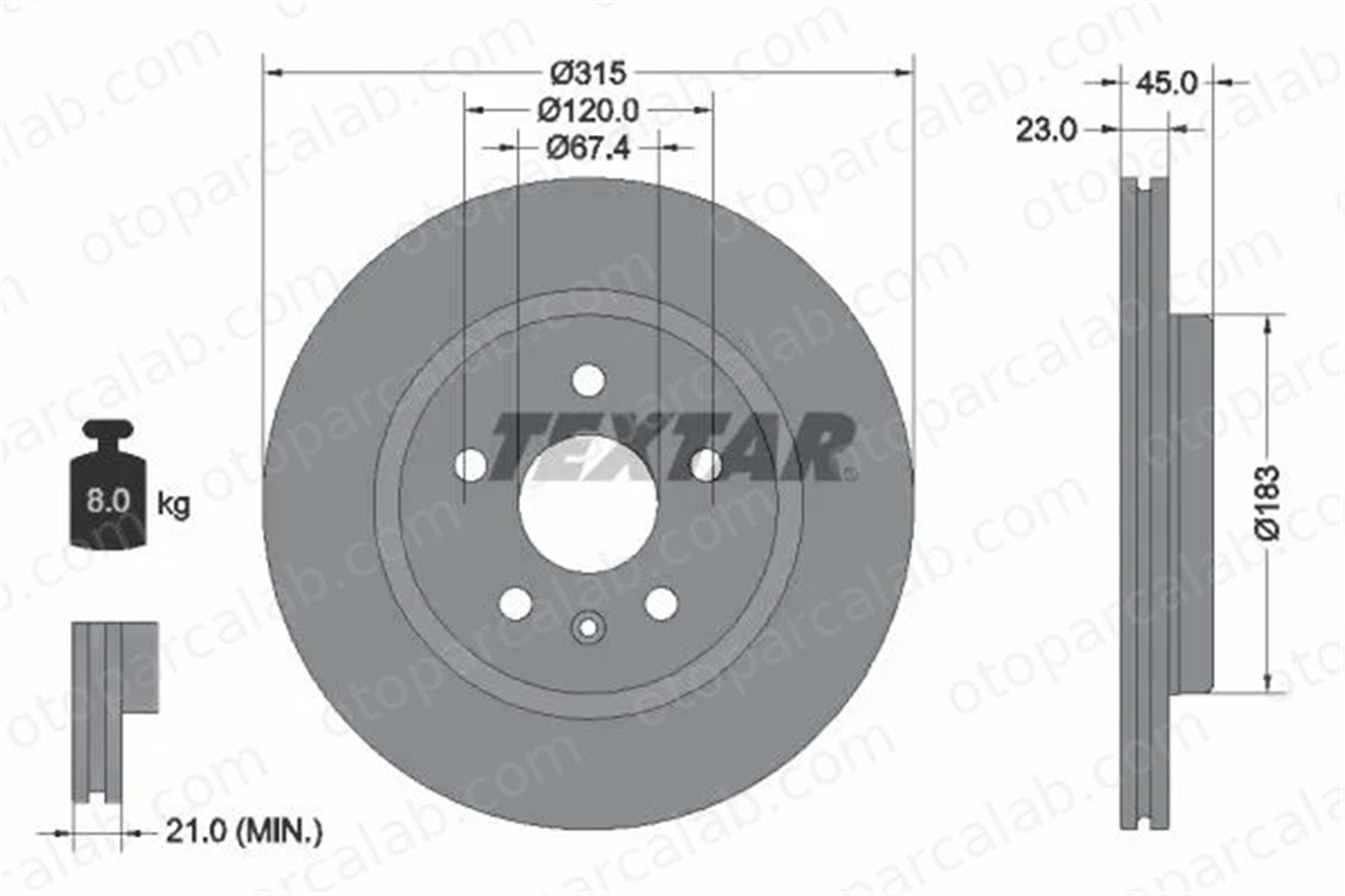 PSA ORJINAL 13595818 Fren Disk Ayna Arka Sağ ve Sol OPEL INSIGNIA B Grand Sport INSIGNIA B Sports Tourer 13595818 13509676