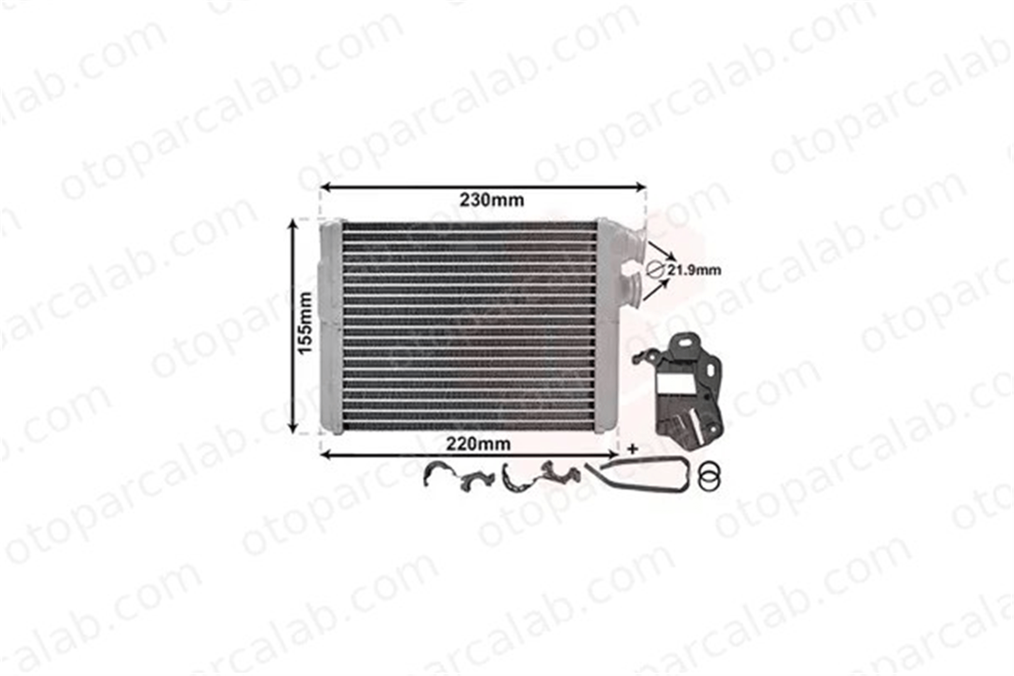 PSA ORJINAL 1610530280 Kalorifer Radyatörü PEUGEOT 308 II 308 SW II 1610530280