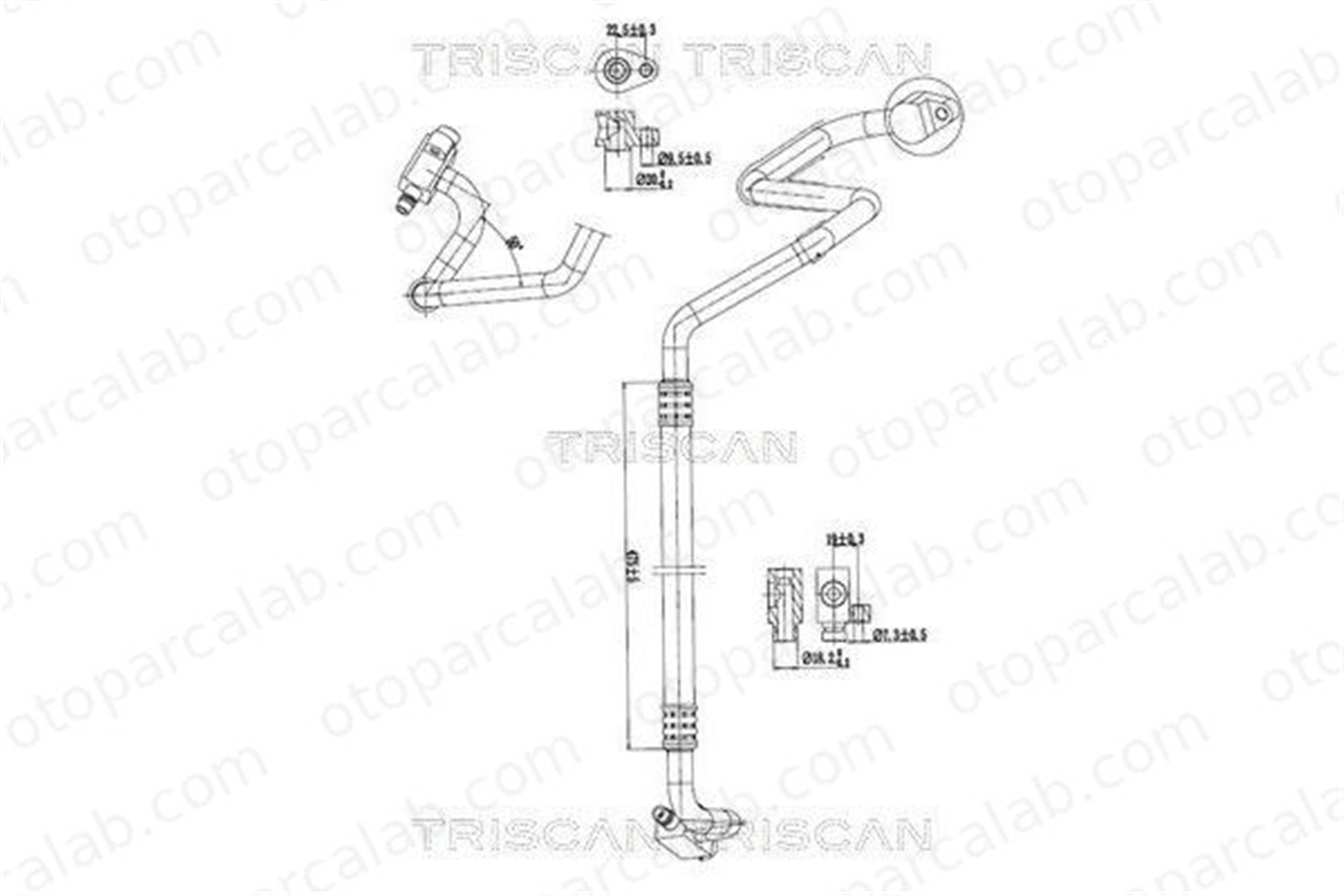 PSA ORJINAL 1620301280 Klima Hortumu CITROËN JUMPER Minibüs/Otobüs JUMPER Panelvan/Van 1620301280 1382247080