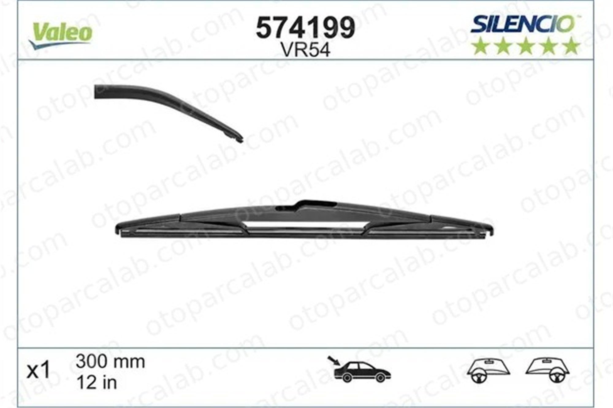 PSA ORJINAL 1635156280 Silecek Süpürgesi Ön BMW 1 2 Active Tourer 1635156280 61617241986
