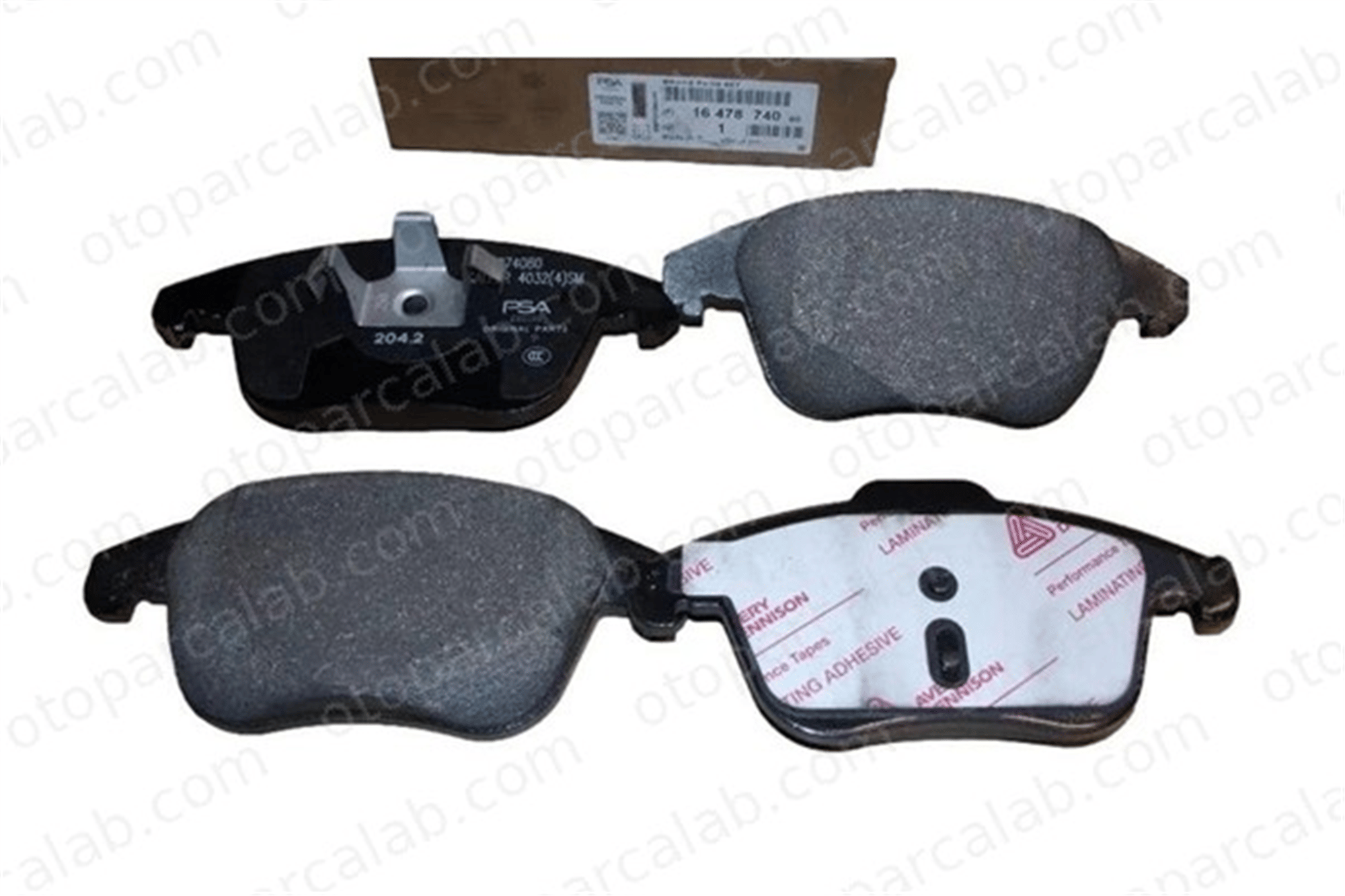PSA ORJINAL 1647874080 Fren Disk Balata Ön PEUGEOT 208 I DS DS 3 CROSSBACK 1647874080 1609987980