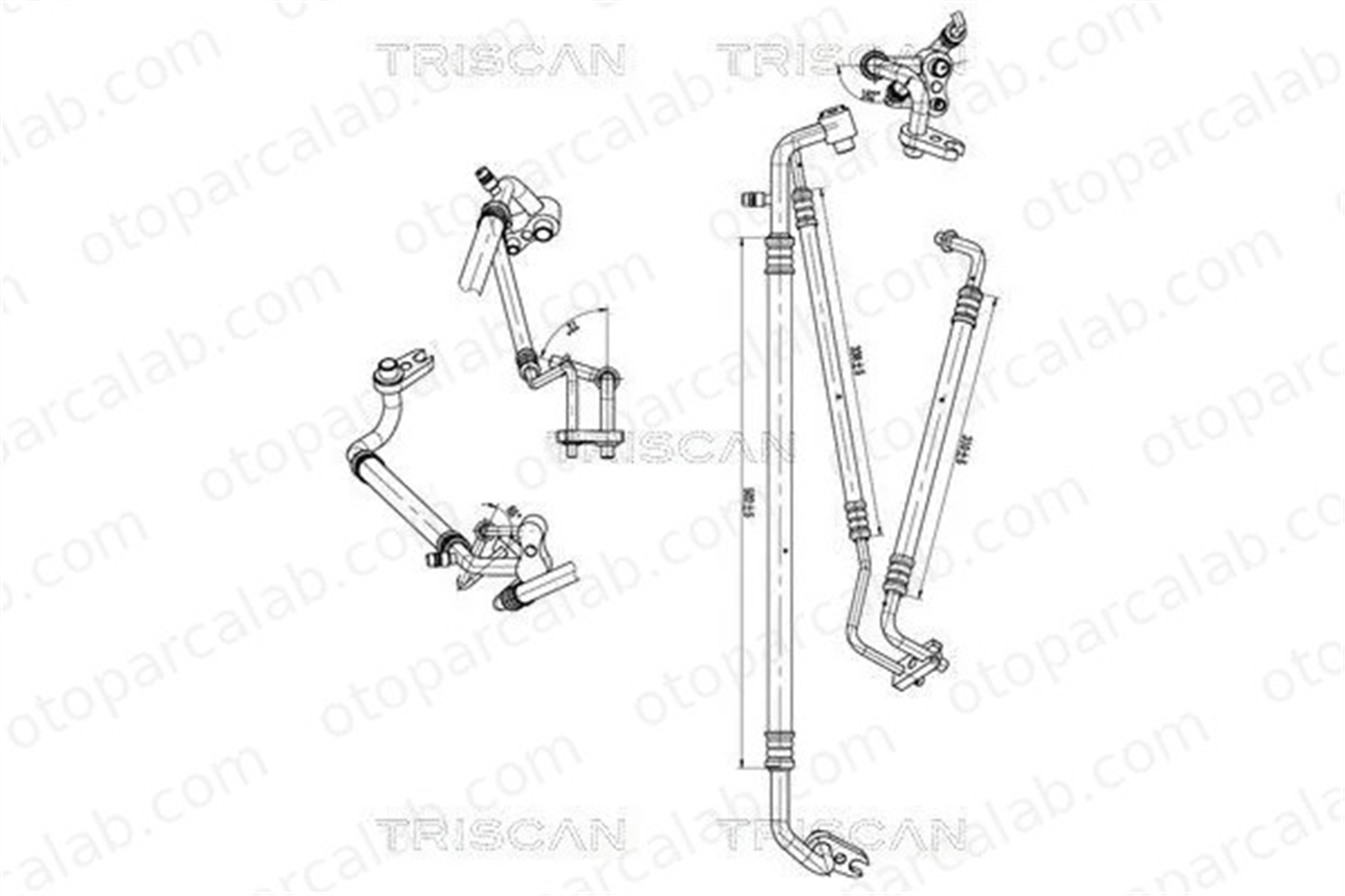 PSA ORJINAL 39120607 Klima Hortumu OPEL CORSA E CORSA E Kasa/eğik arka 39120607 13431167