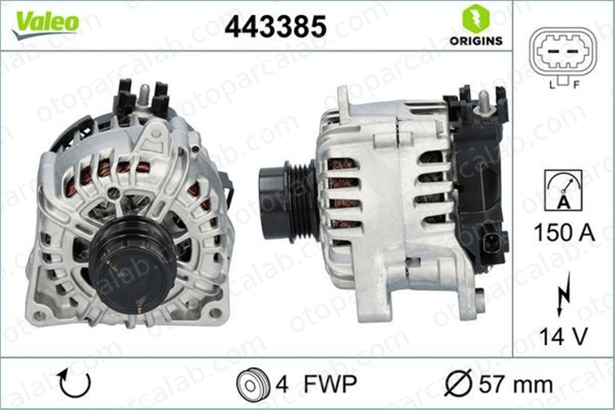 PSA ORJINAL 39218021 Alternatör OPEL ASTRA K ASTRA K Sports Tourer 39218021 39159017