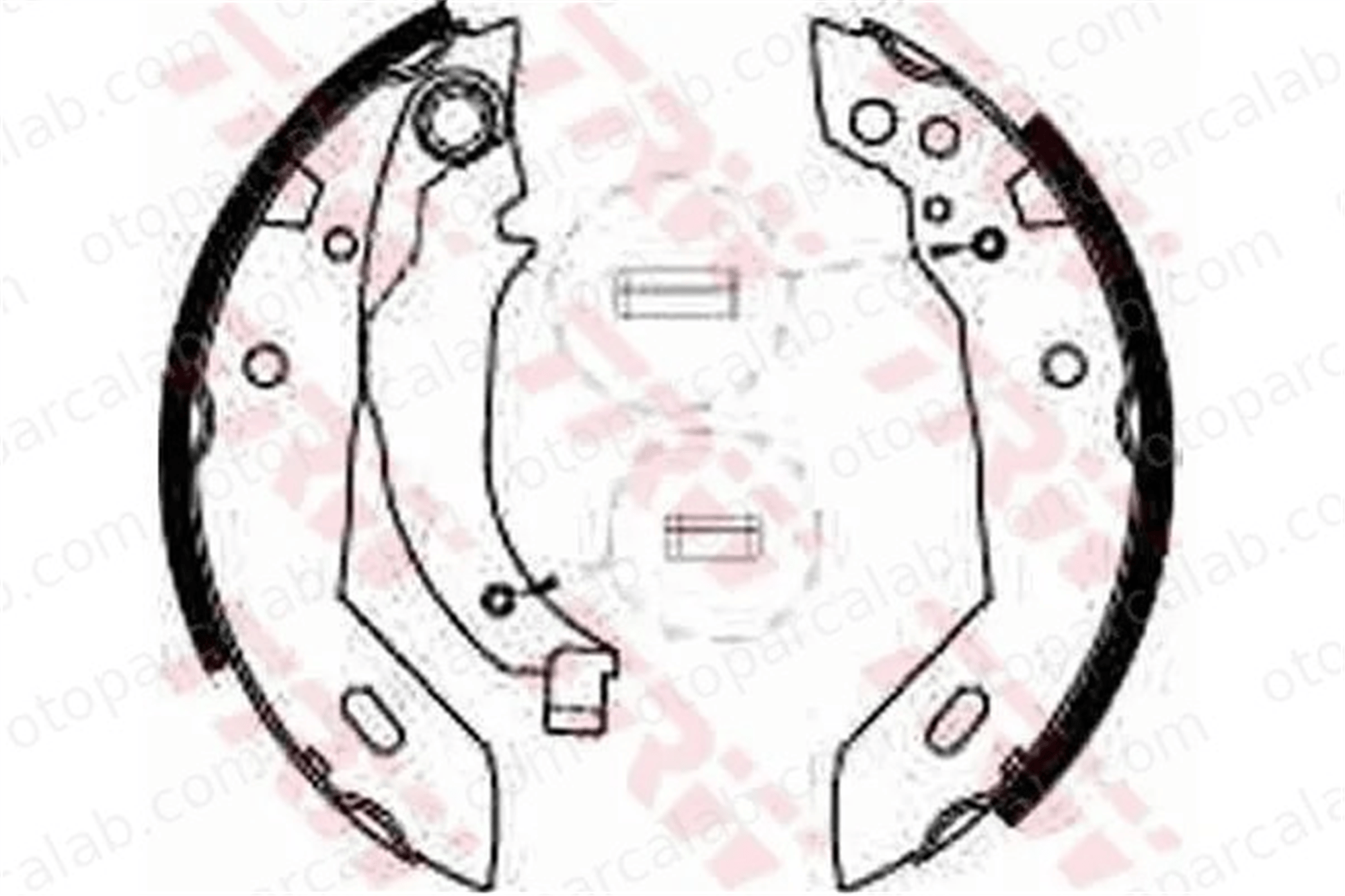 PSA ORJINAL 4241.72 Fren Pabuçlu Balata Arka PEUGEOT 205 II CITROËN ZX 424172 95659676