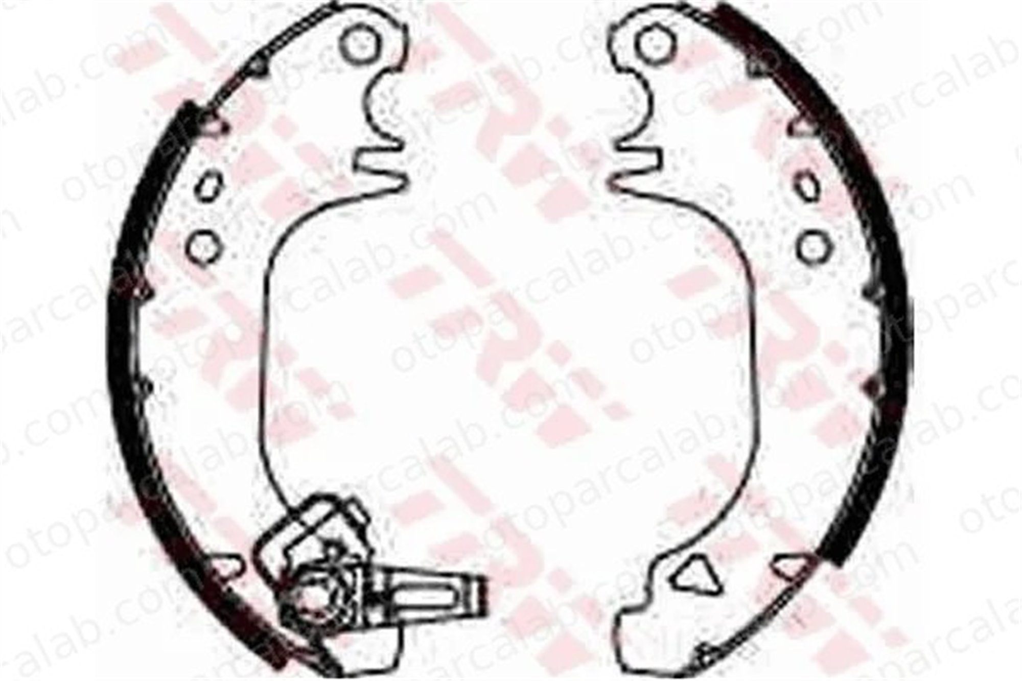 PSA ORJINAL 4241.73 Fren Pabuçlu Balata Arka PEUGEOT 205 II CITROËN AX 424173 4241J9