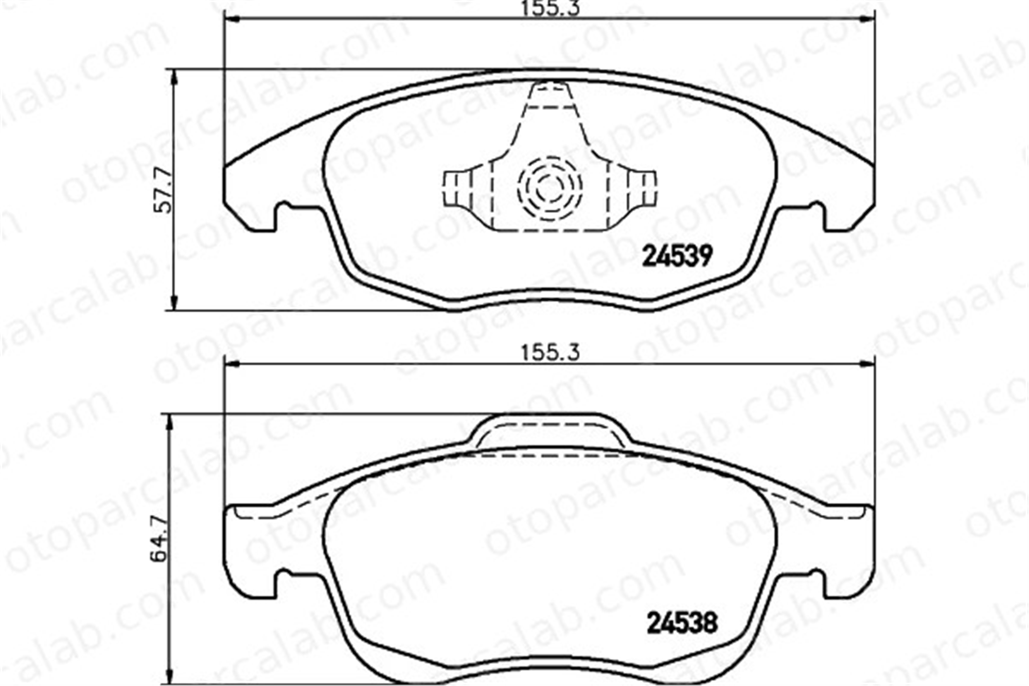 PSA ORJINAL 425425 Fren Disk Balata Ön CITROËN BERLINGO Kasa/büyük limuzin BERLINGO MULTISPACE 425425 1617272980