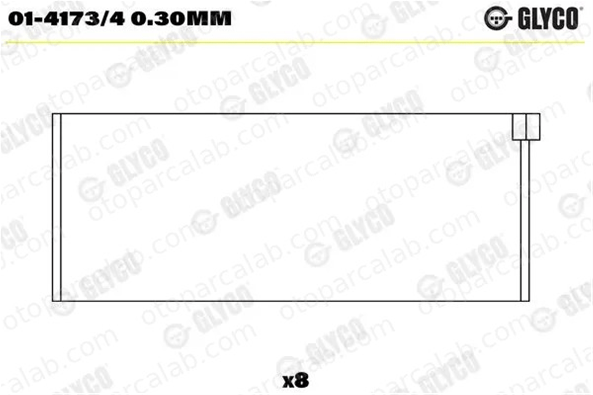 PSA ORJINAL 60644 Kol Yatak (0.50) CITROËN BX AX 60644 7901060644
