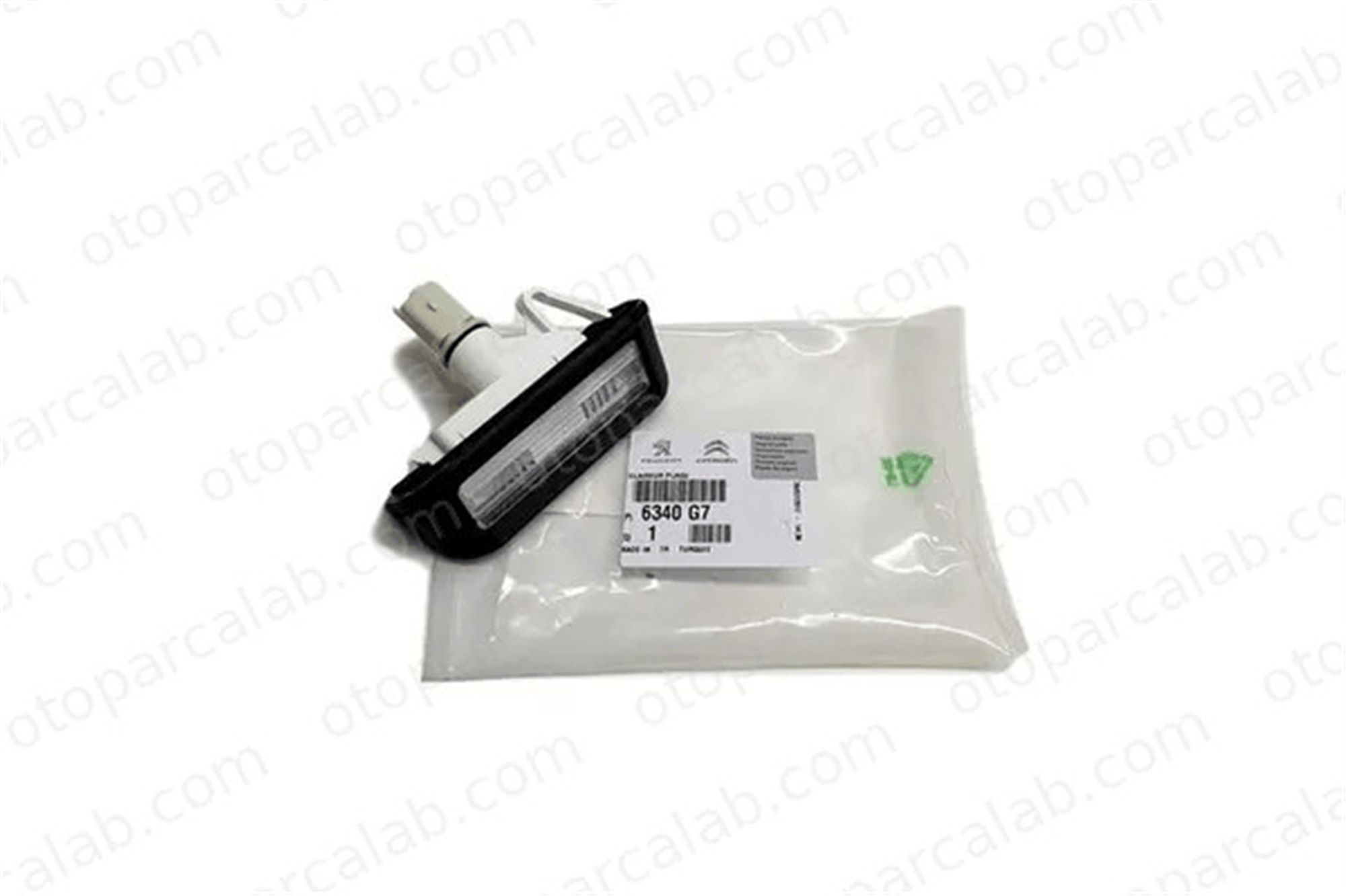 PSA ORJINAL 6340G7 Plaka Lambası CITROËN JUMPY Panelvan/Van BERLINGO Kasa/büyük limuzin 6340G7