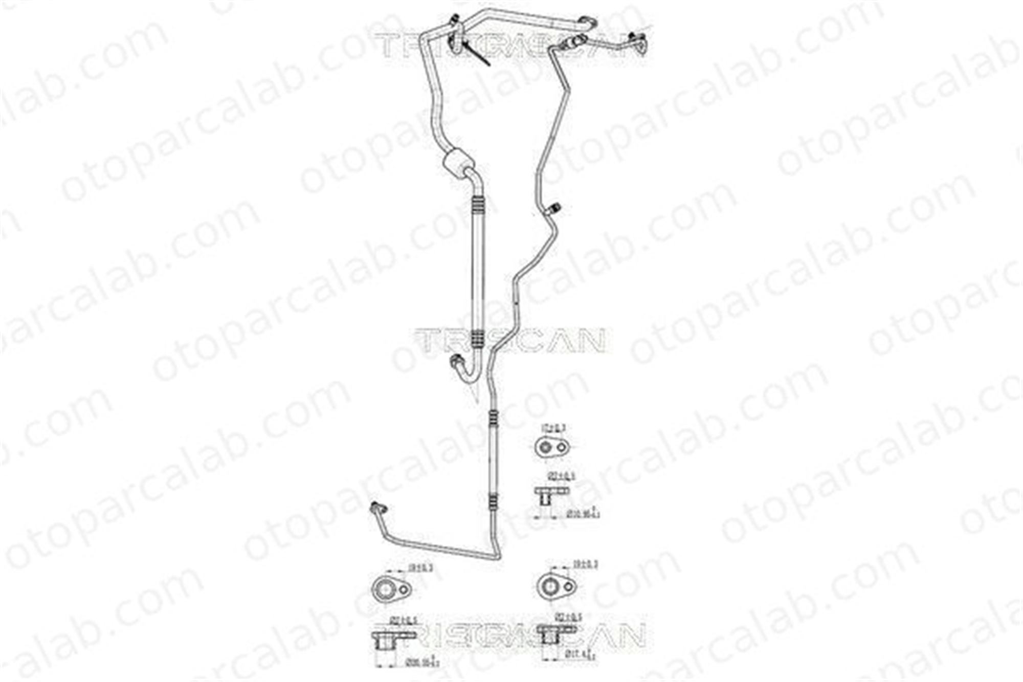PSA ORJINAL 6477J6 Klima Hortumu CITROËN C3 II DS3 6477J6
