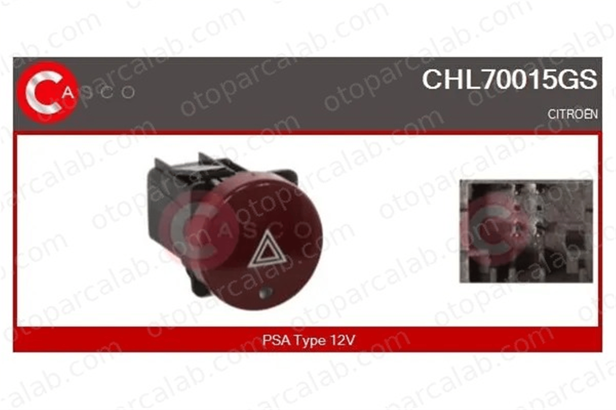 PSA ORJINAL 6554V6 Dörtlü Flaşör Düğmesi CITROËN BERLINGO / BERLINGO FIRST MPV BERLINGO / BERLINGO FIRST Kasa/büyük limuzin 6554V6