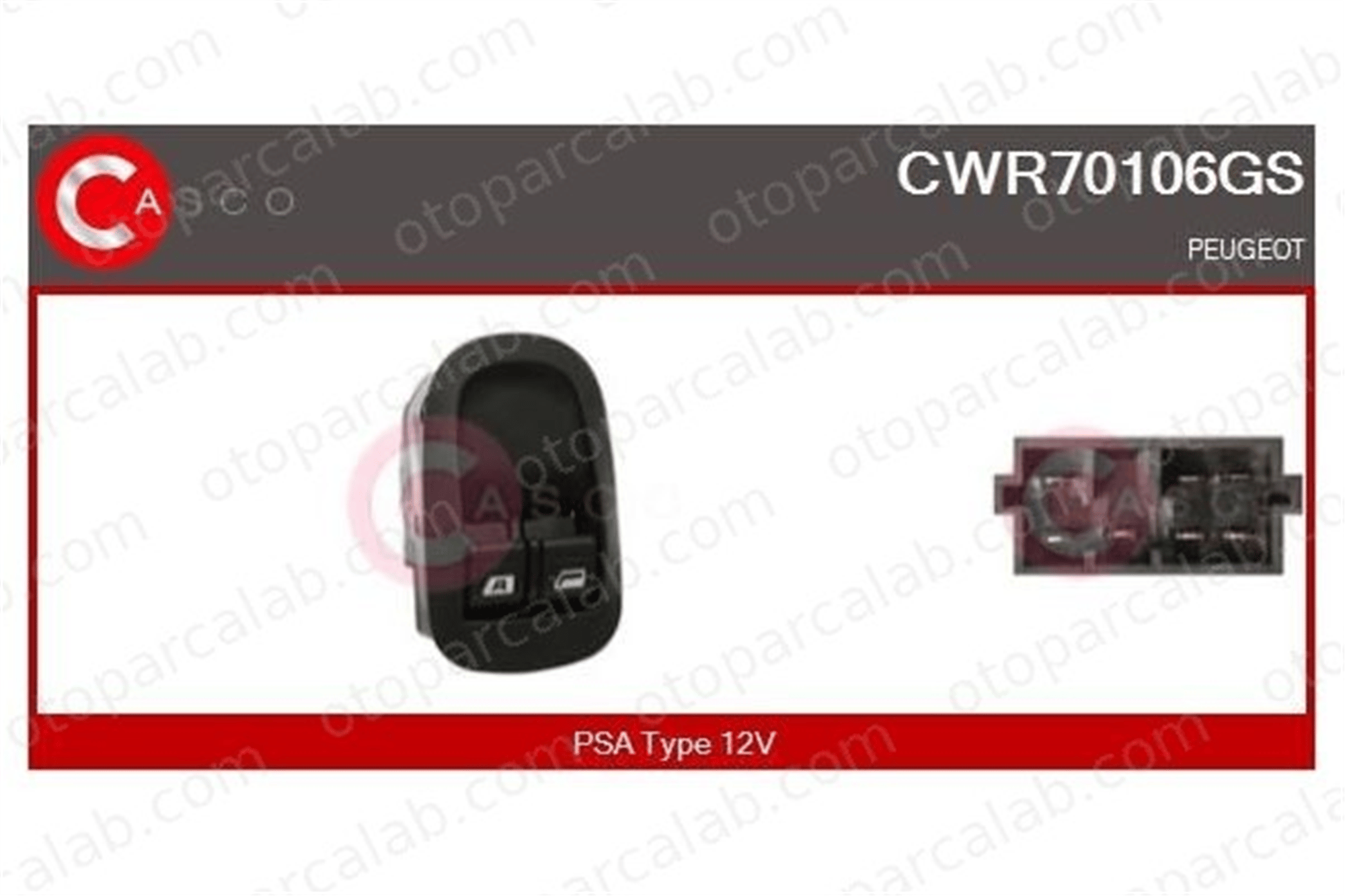 PSA ORJINAL 6554WC Cam Açma Düğmesi Ön Sol PEUGEOT 206 Hatchback 206 SW 6554WC 655414