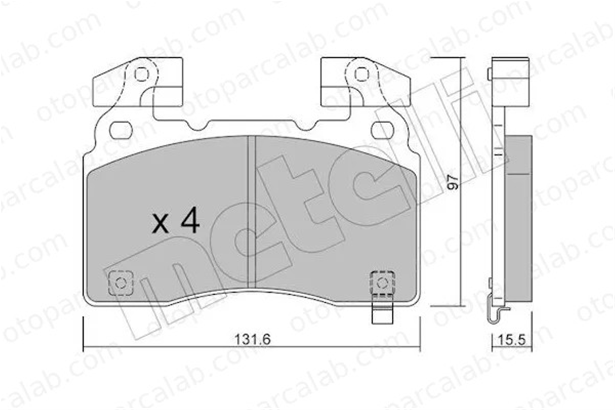 PSA ORJINAL 84732488 Fren Disk Balata Ön OPEL INSIGNIA B Country Tourer INSIGNIA B Grand Sport 84732488 23441307