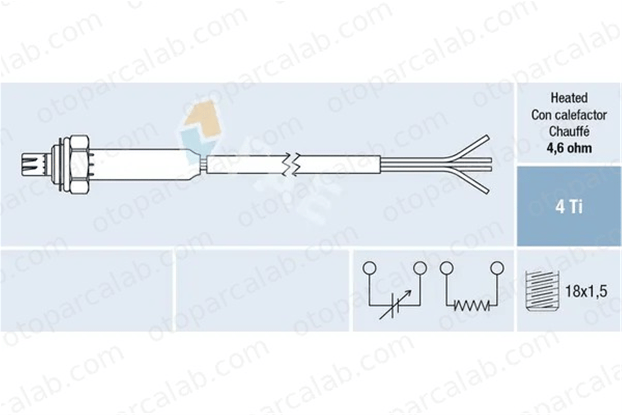 PSA ORJINAL 90536393 Oksijen (Lambda) Sensörü OPEL ASTRA F ASTRA F Station wagon 90536393 90411959