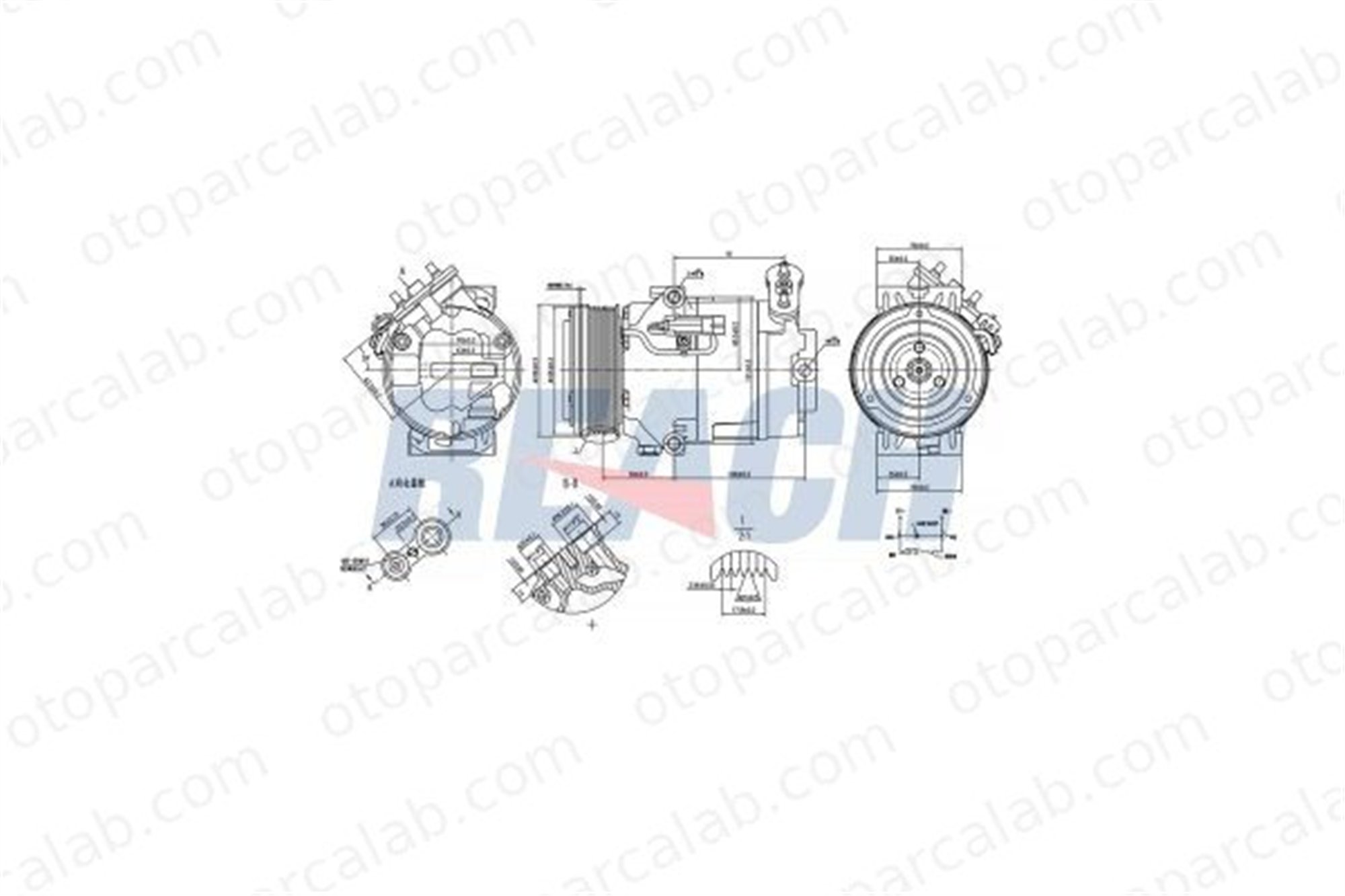 PSA ORJINAL 95517235 Klima Kompresörü OPEL ASTRA H ASTRA H GTC 95517235 13124751