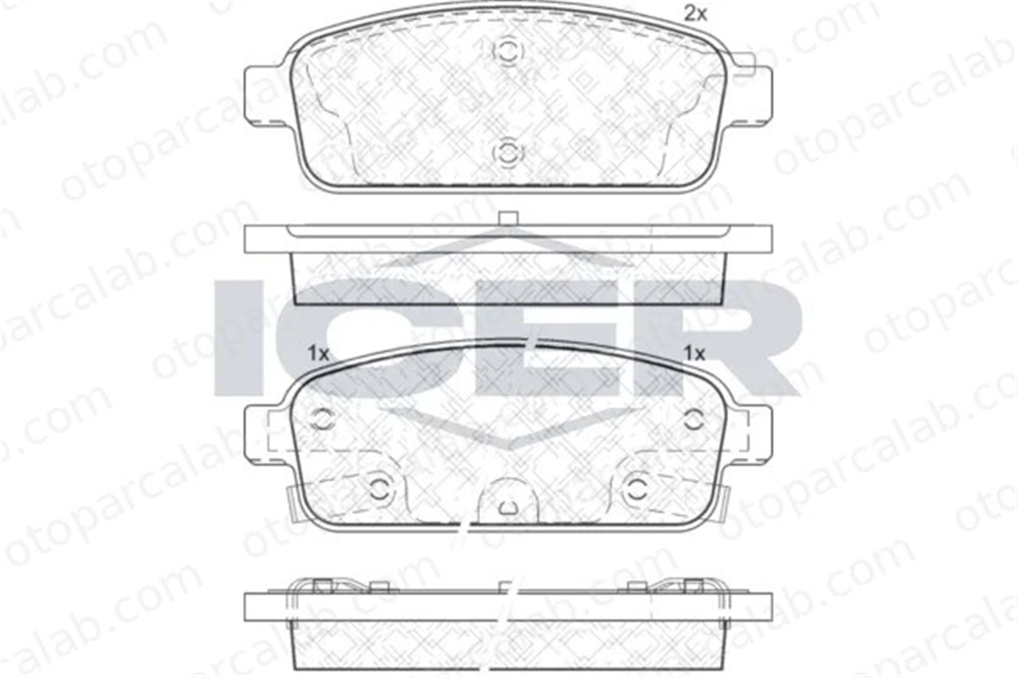 PSA ORJINAL 95530022 Fren Disk Balata Ön OPEL ASTRA J ASTRA J Sports Tourer 95530022 42518441